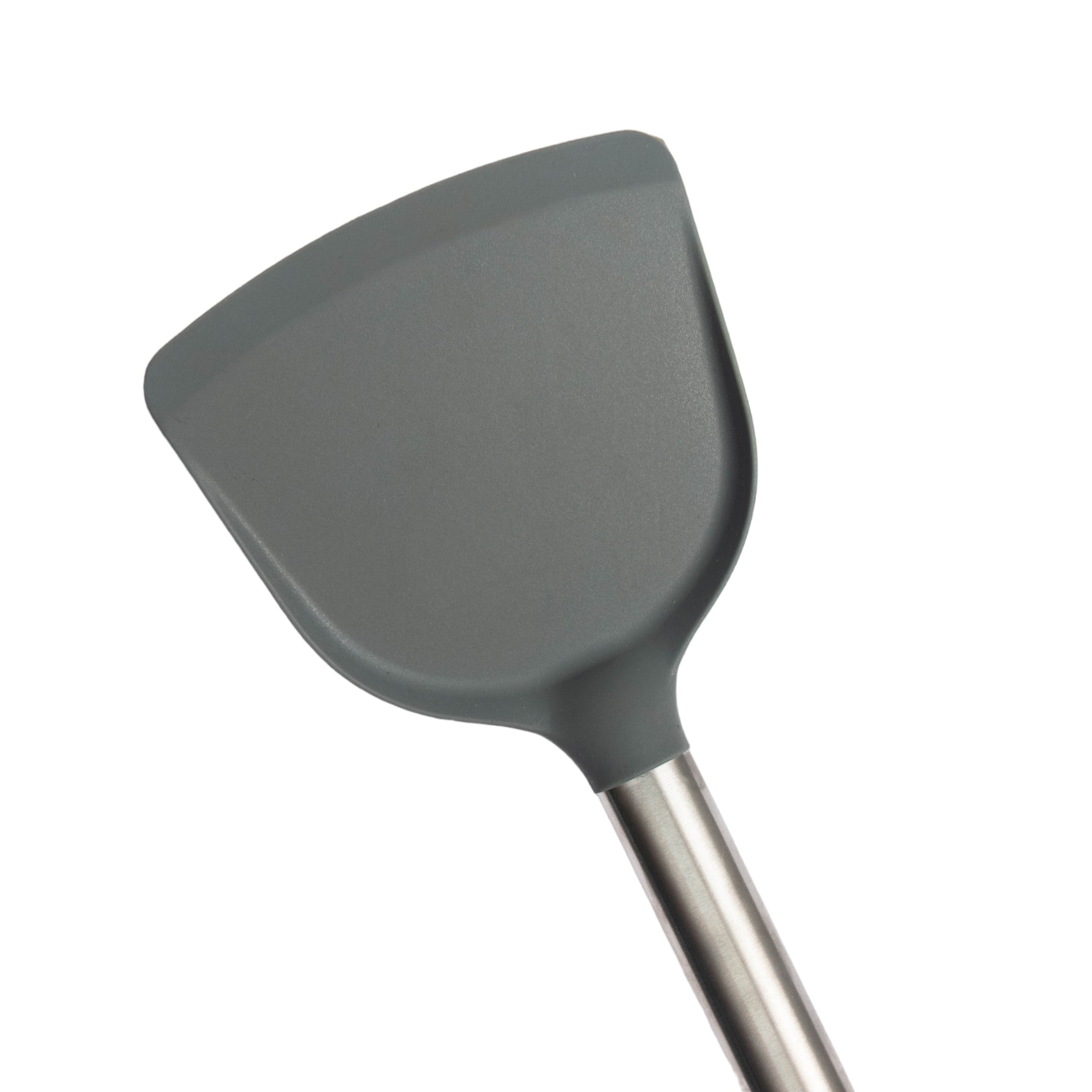 Silicone Serving Lifter Stainless Steel Handle Silica Gel Tableware