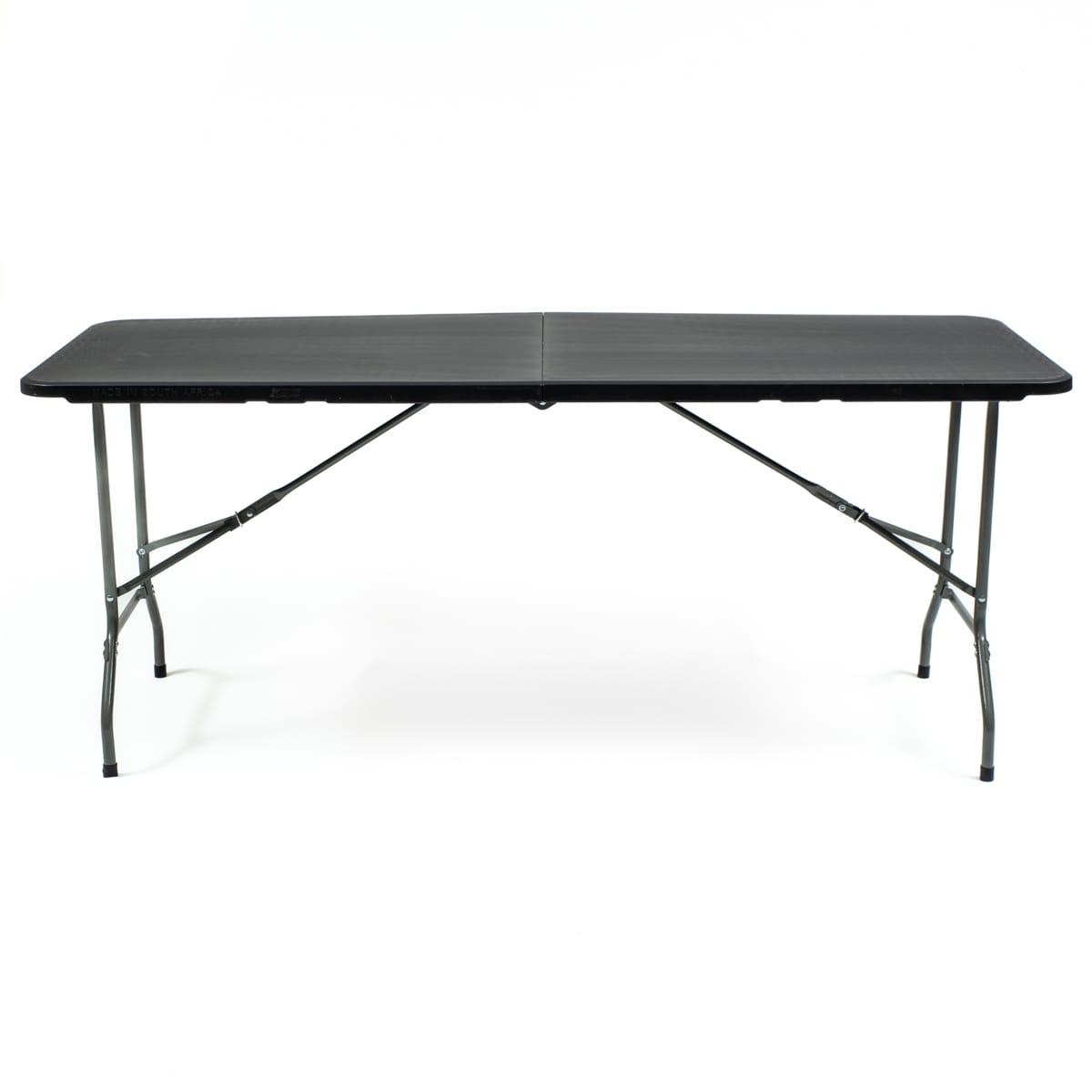 1.8m Folding Trestle Table 6ft Black