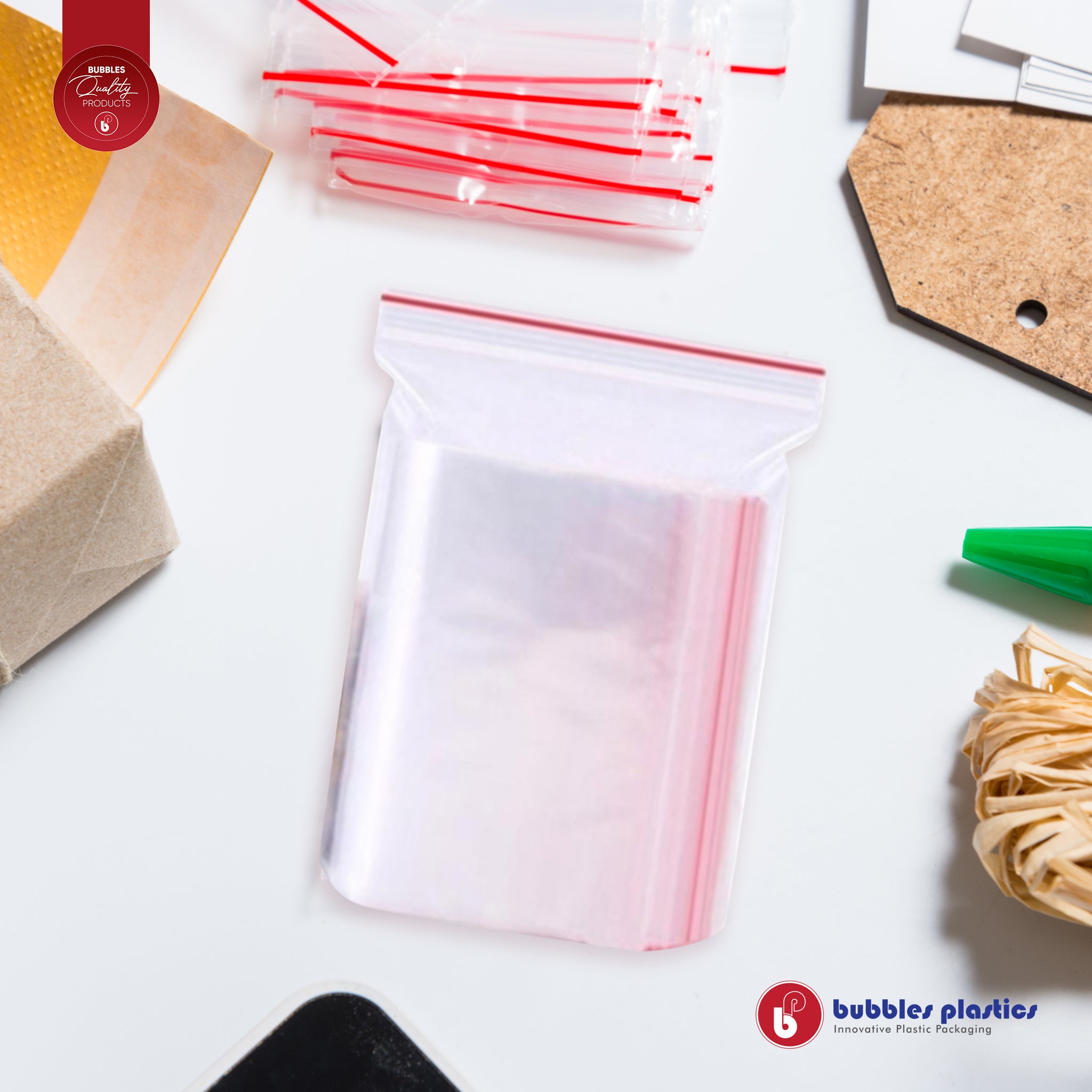 Zip Resealable Bags 25x36cm 45mic 100pack