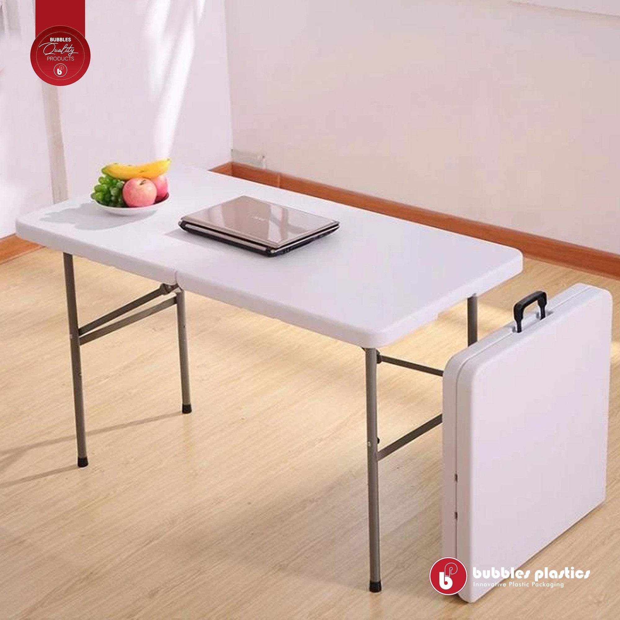 1.5m Folding Trestle Table 5ft White