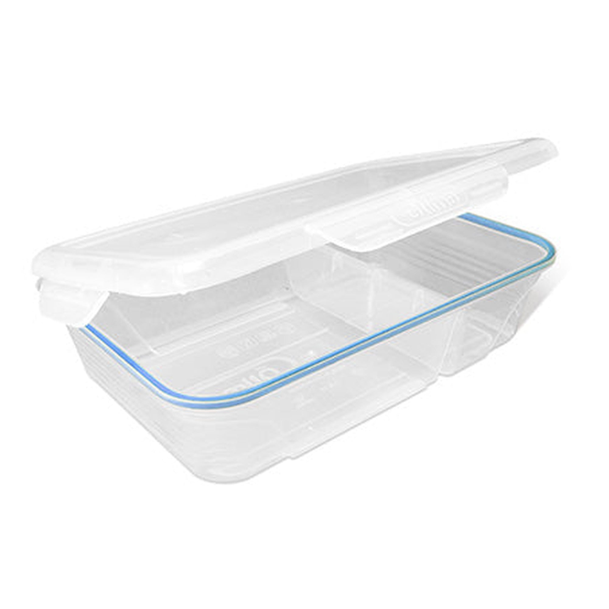Otima Plastic Lunch Box 1.9L Flip-Top with Division