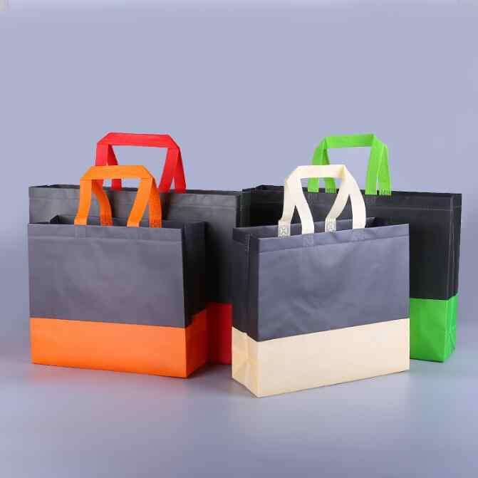 Non-Woven PP Boutique Tote Shopping Bag 28x32cm+11