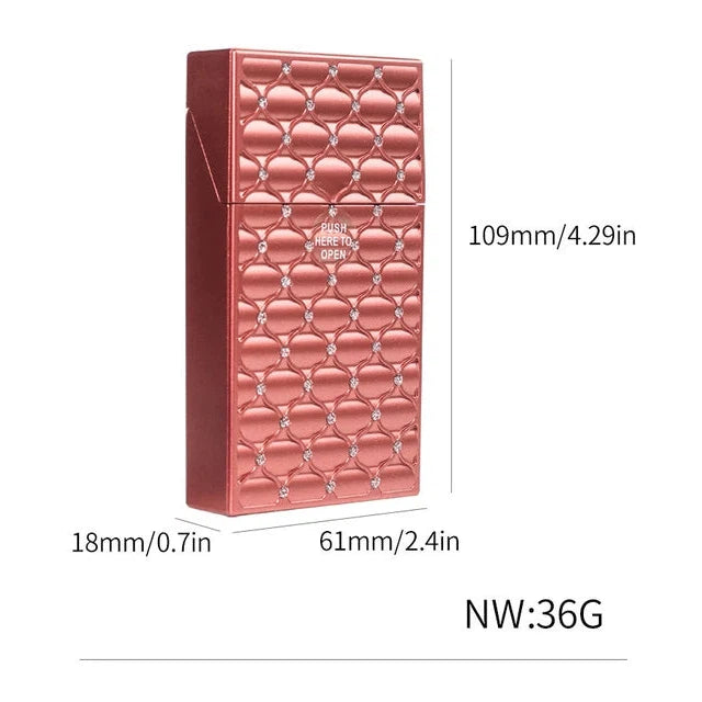 Novelty Card Holder Storage Box Diamond Patterned