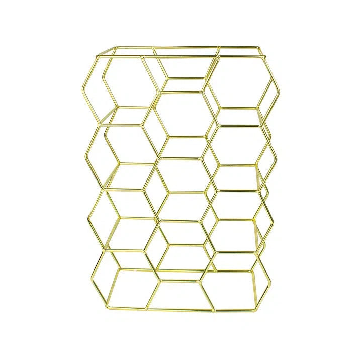 Continental Homeware Bottle Holder 11 Grid Yellow Copper CH618