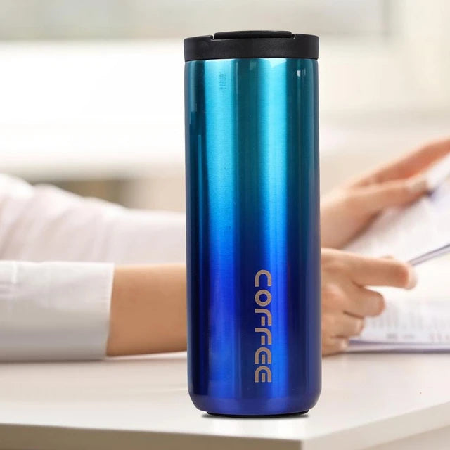 Retro 500ml Thermal Travel Flask Vacuum Insulated Drinking Bottle 31017