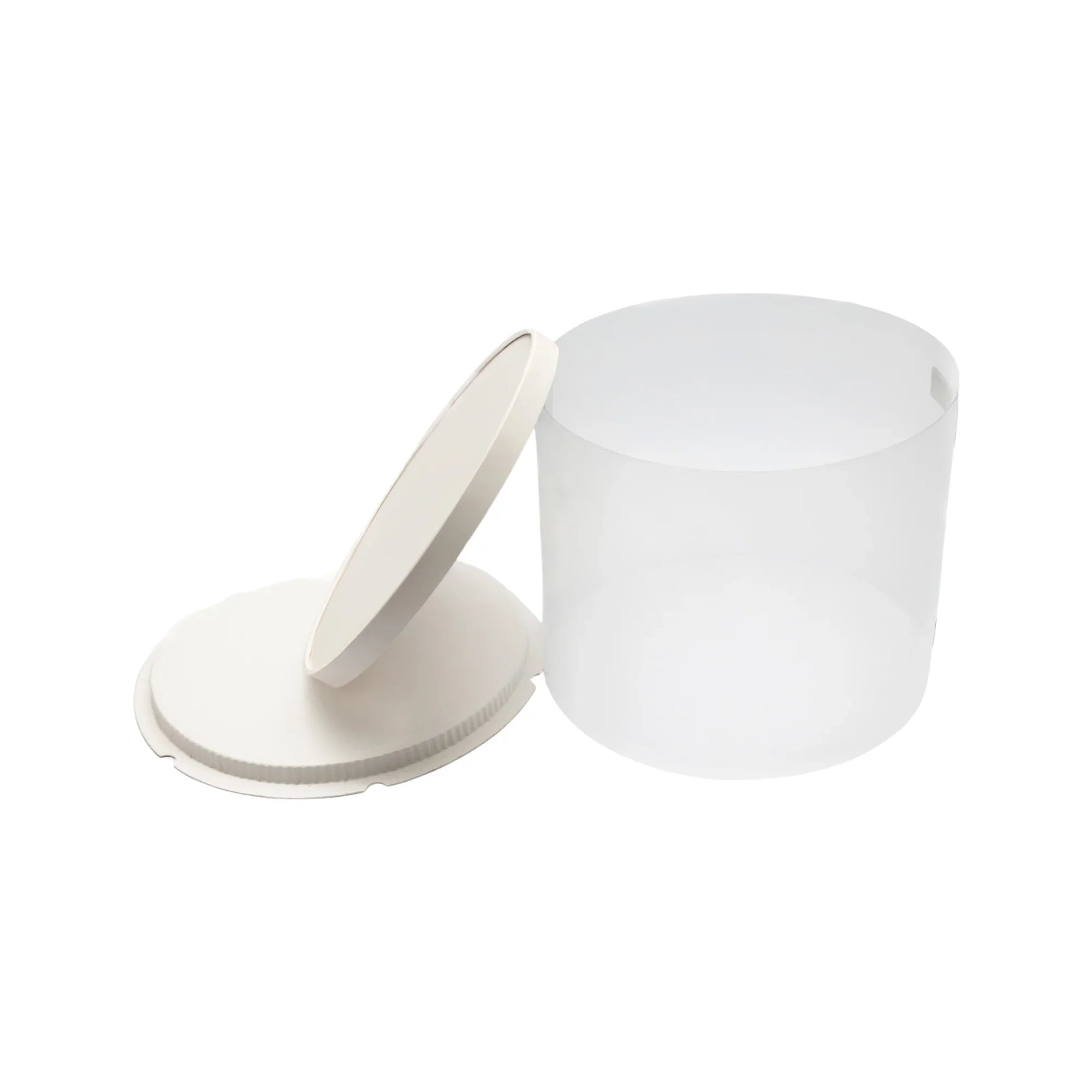PVC Cake Gift Box Transparent Round Heigthened