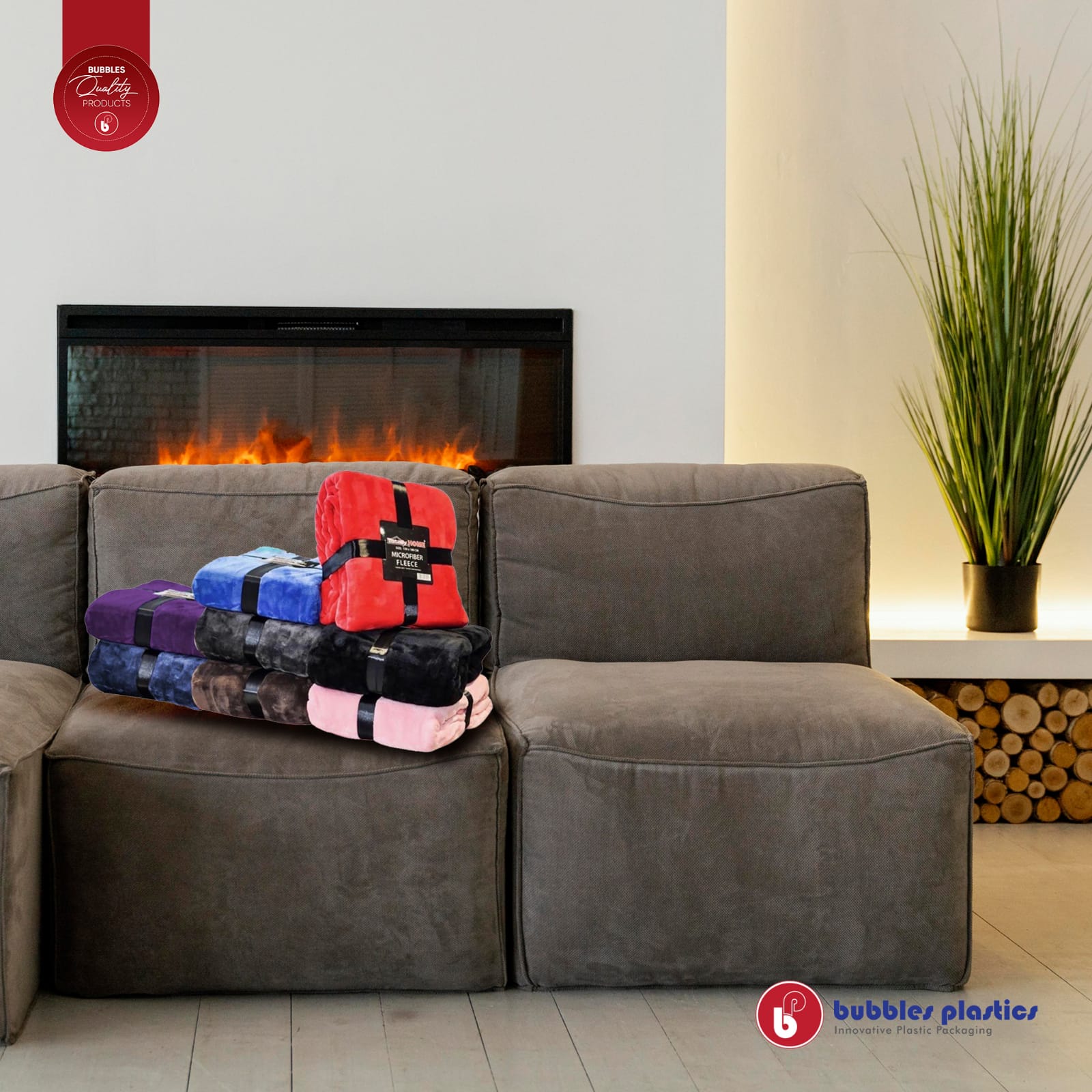 Totally Home Microfiber Fleece Throwover Blanket TH118