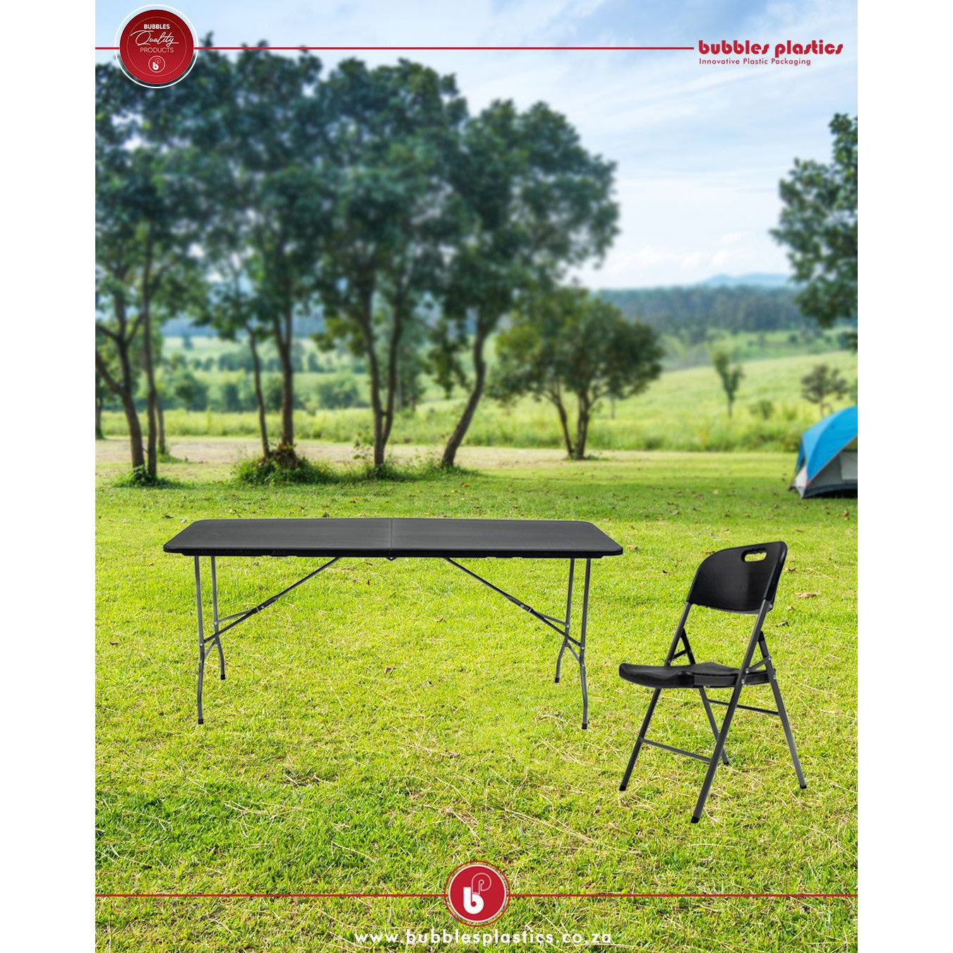 Folding Chair Black Medium Duty Catering