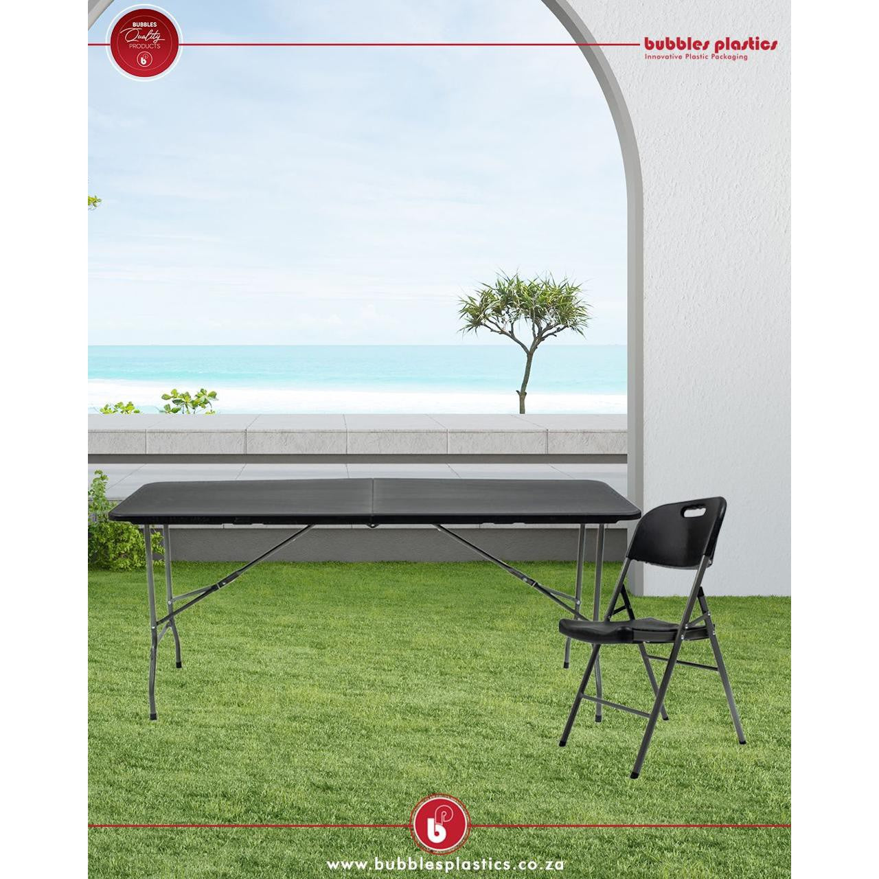 Folding Chair Black Medium Duty Catering