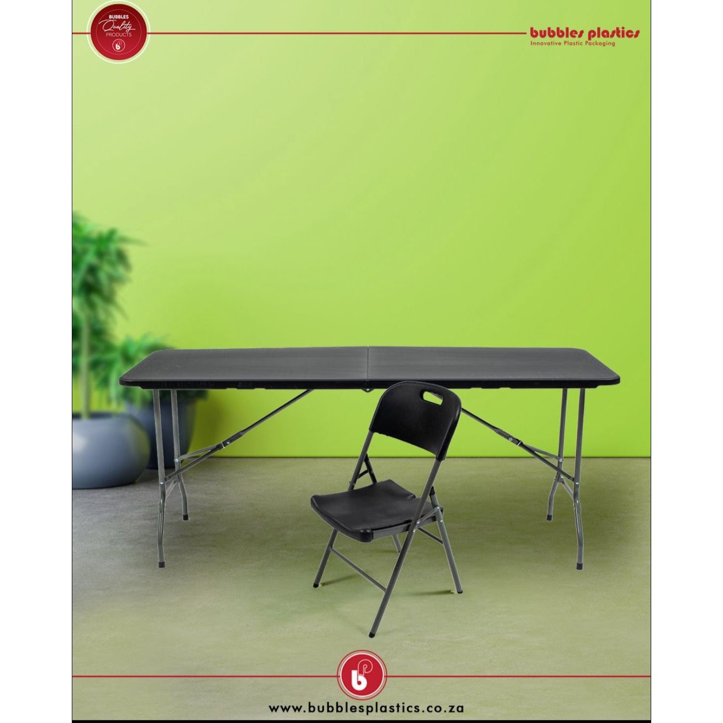 Folding Chair Black Medium Duty Catering