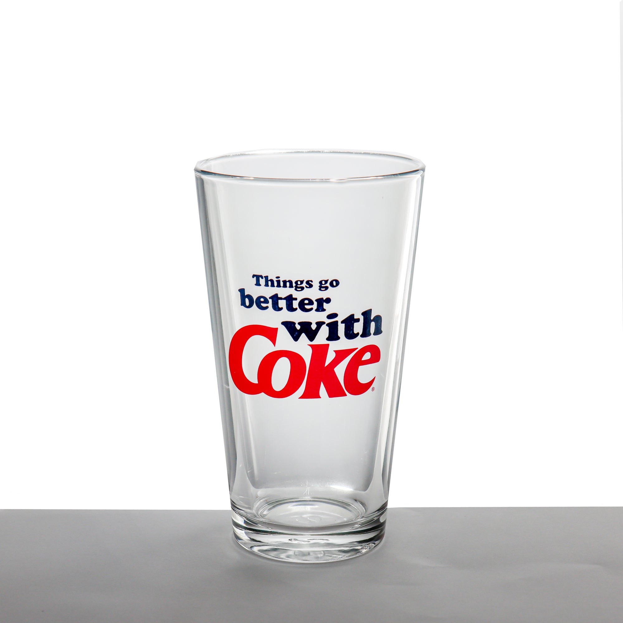 Coke Hiball Glass Tumbler 400ml Red Print Pasabahce 40974