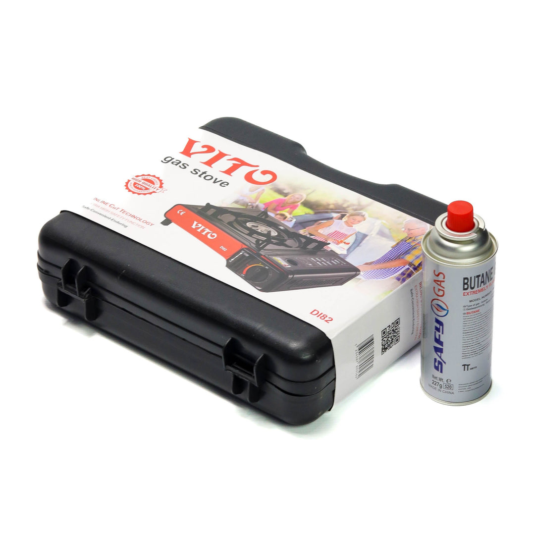 Vito Portable Gas Stove with Carry Case