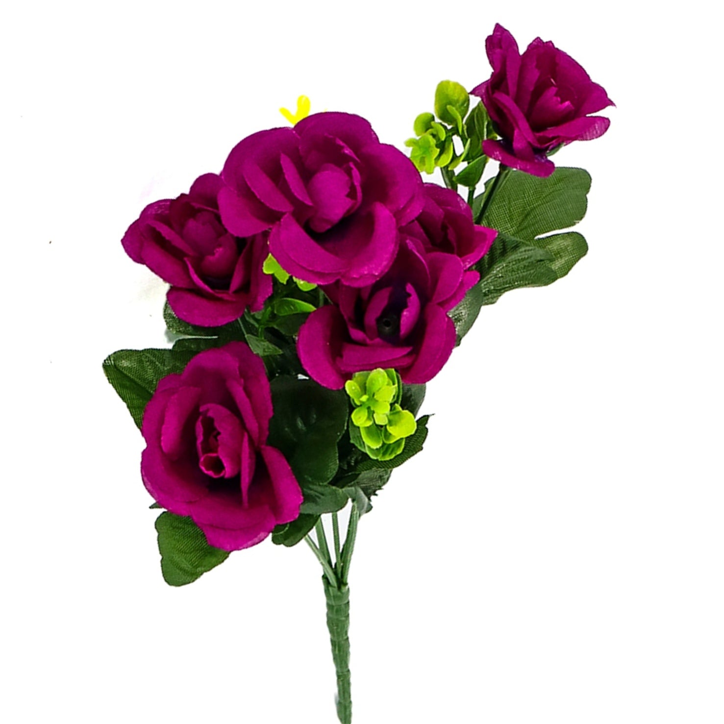 Artificial Fabric Miniature Rose Stem 30cm