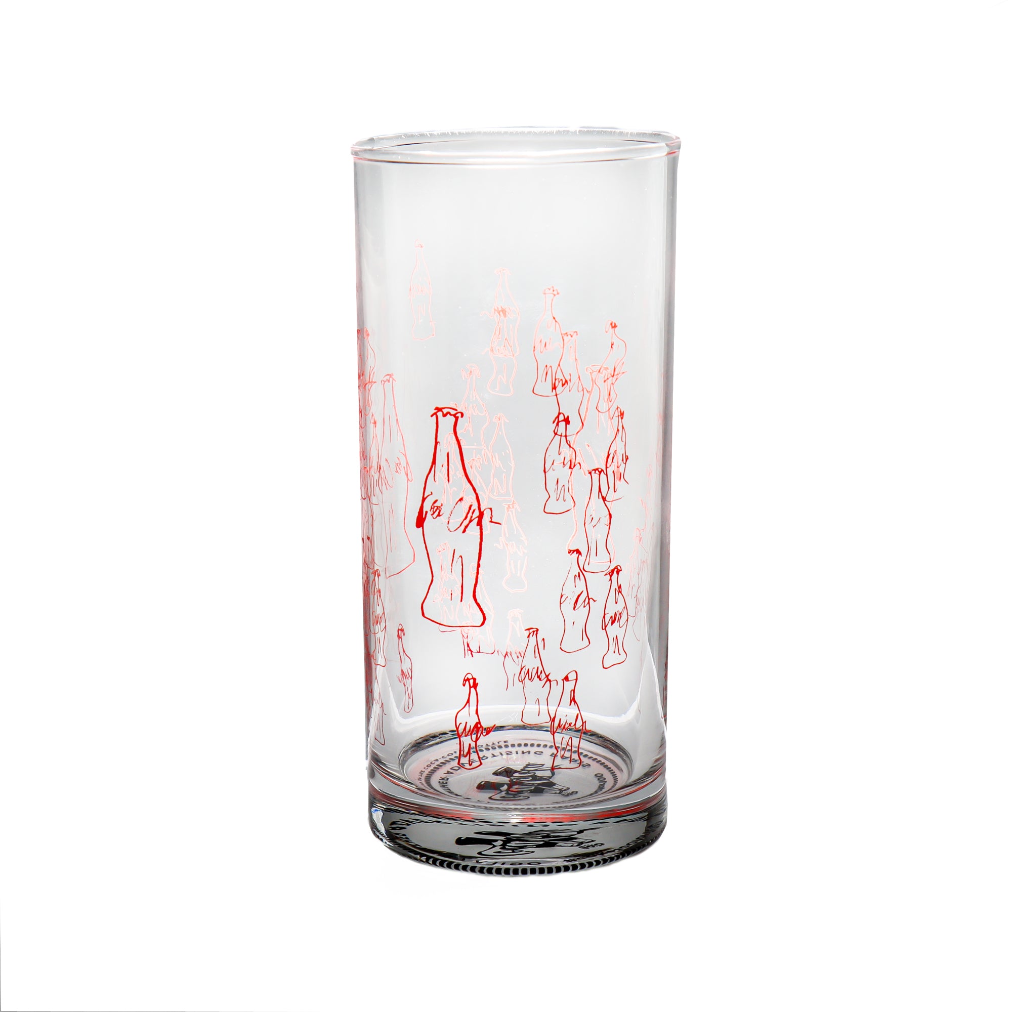Coke Hiball Glass Tumbler 250ml Bottle Patterned Pasabahce 40985