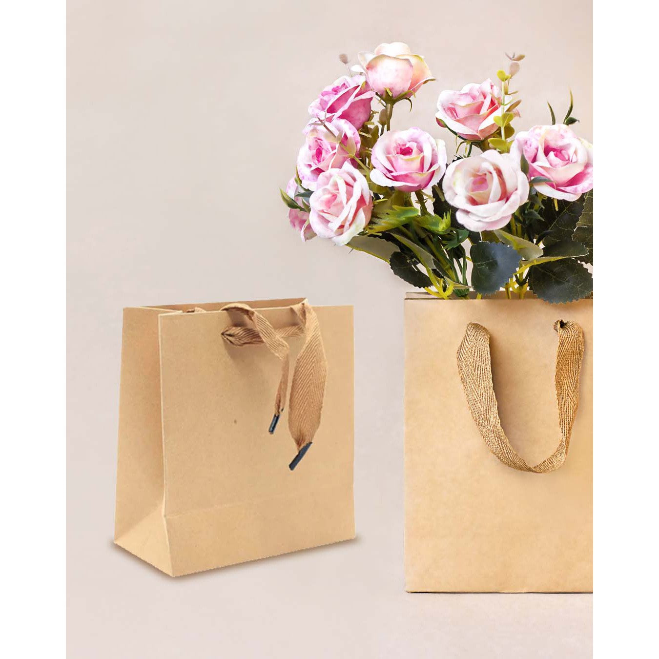 Kraft Paper Gift Bag 14x15cm 150gsm Extra Small