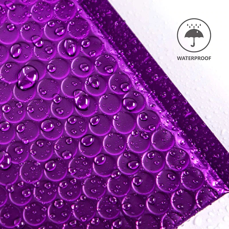 Bubble Pouch Mailer Bag Self-Seal Padded Envelope Purple