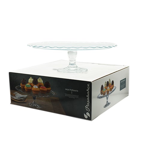 Pasabahce Patisserie Cake Server 370mm Footed Plate Stand