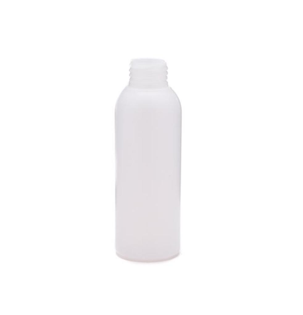 100ml Plastic Bottle HDPE Boston Natural with Lid PE0100BON