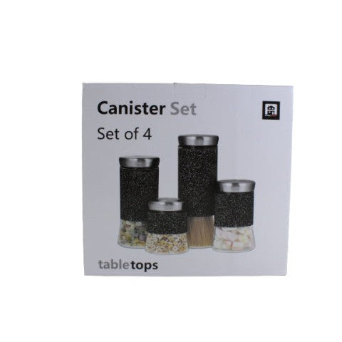 Glass Canister 4pc Set Gl2797/96