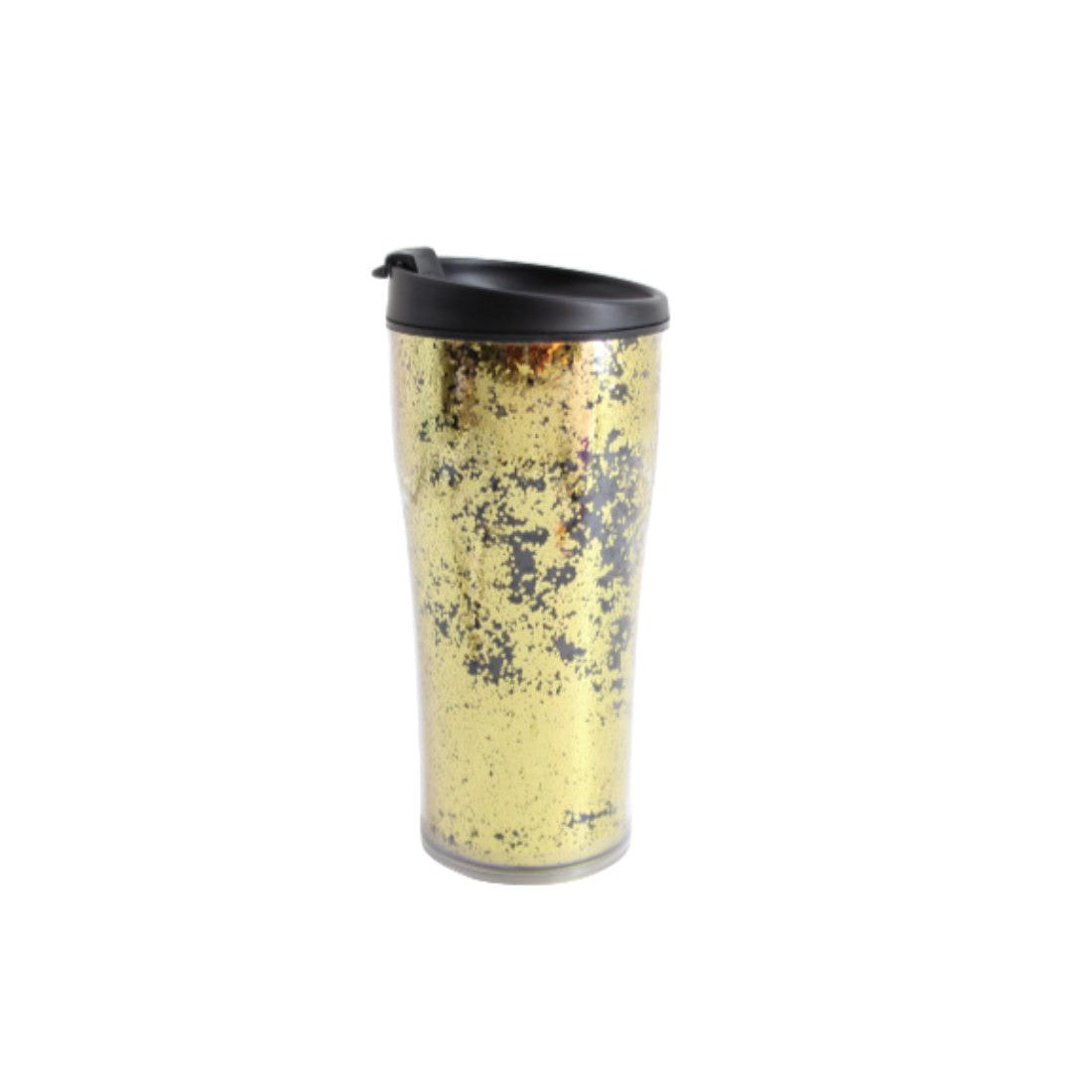 Travel Carry Glitter Flask Mug Cup