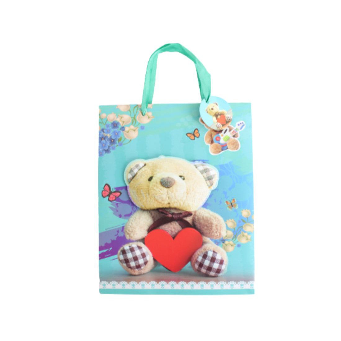 Gift Bag Paper Love Teddy Bear