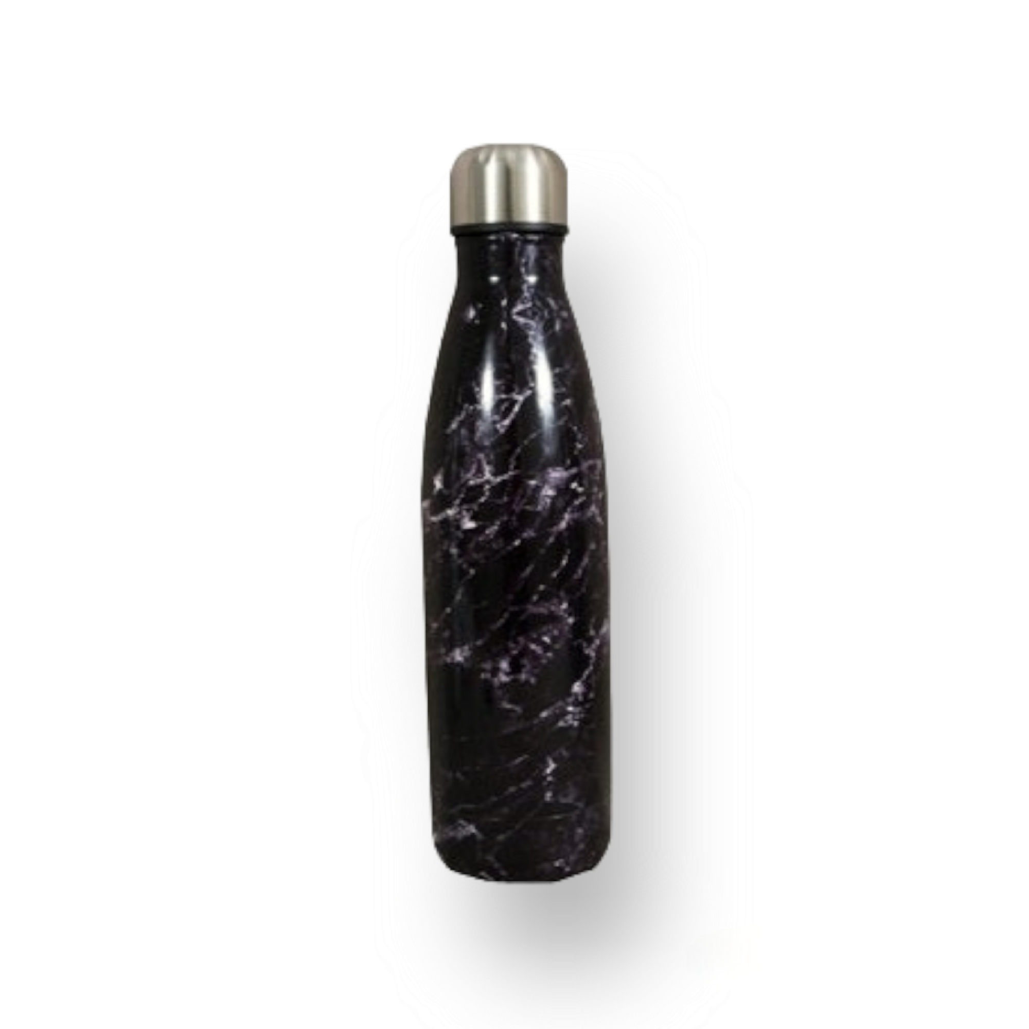 Retro Vacuum Travel Flask 500ml Drinking Bottle Marble Finish 31010