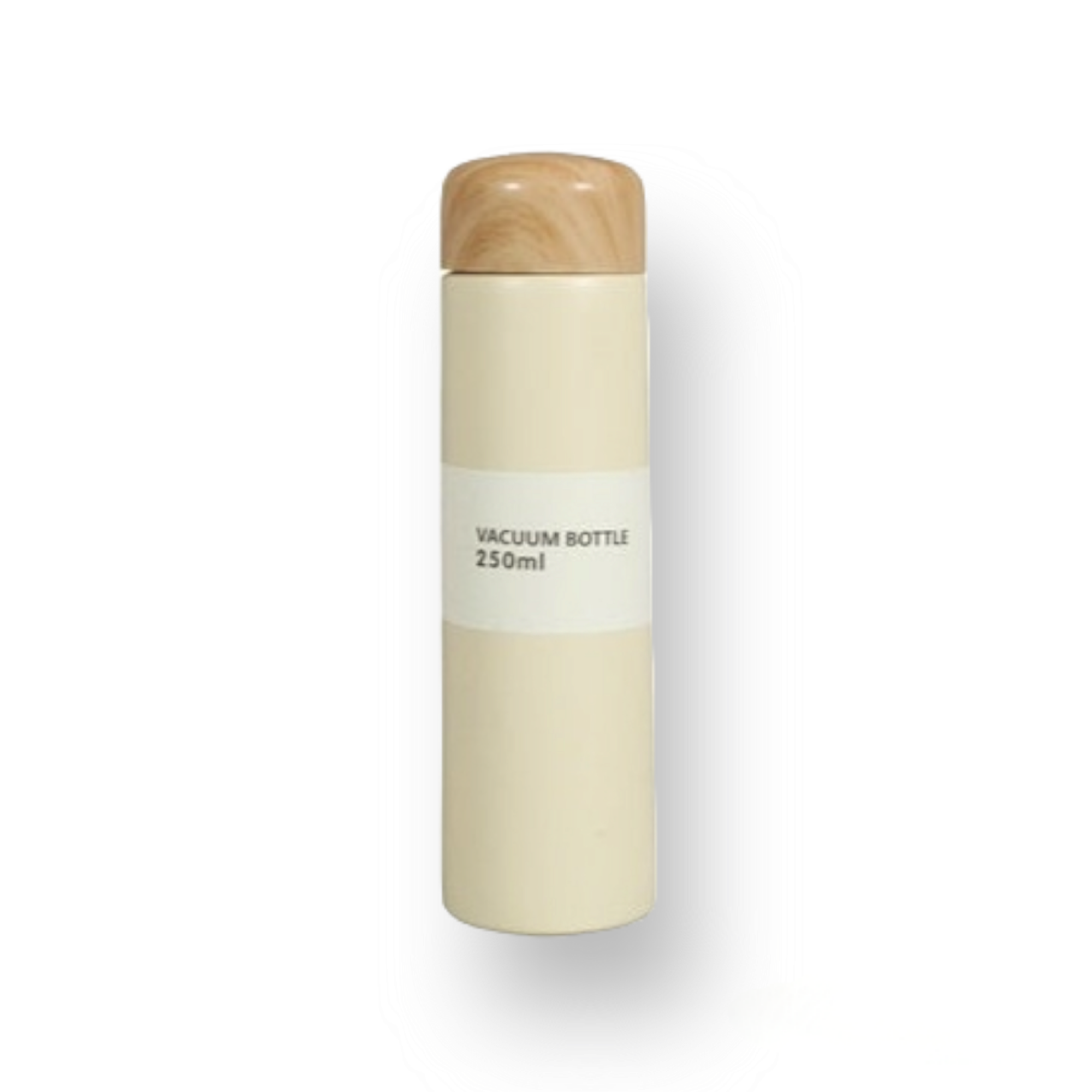 Retro Vacuum Flask 250ml Drinking Bottle with Bamboo Lid 31018