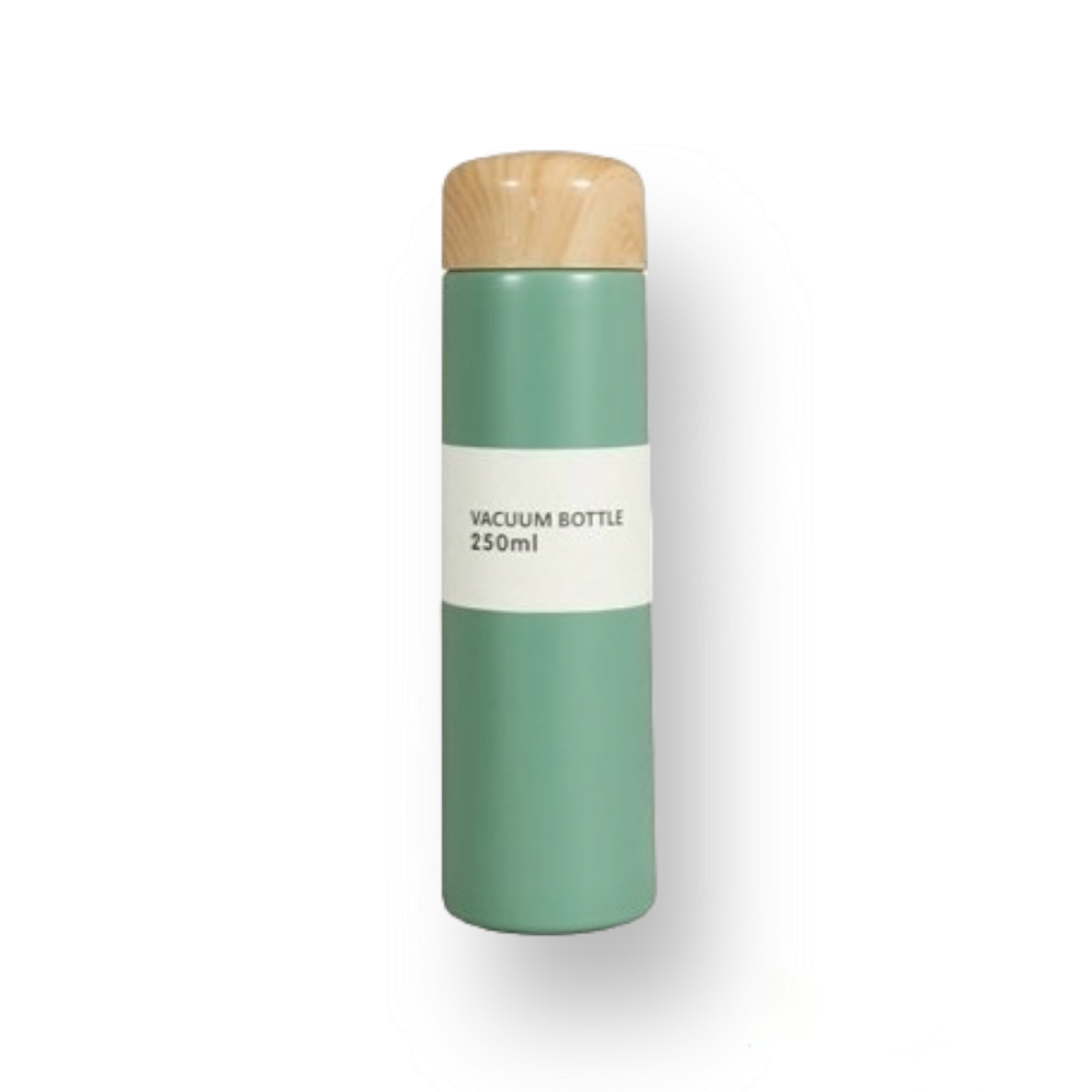 Retro Vacuum Flask 250ml Drinking Bottle with Bamboo Lid 31018