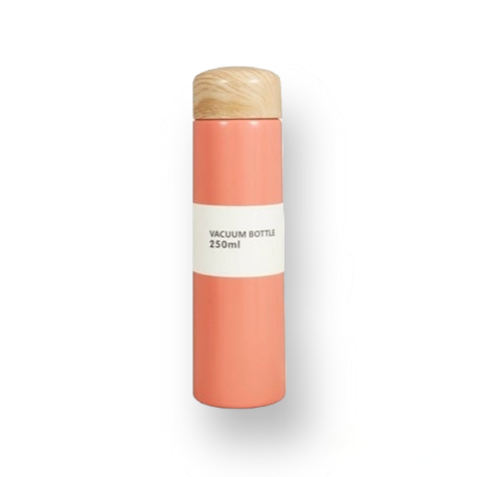 Retro Vacuum Flask 250ml Drinking Bottle with Bamboo Lid 31018