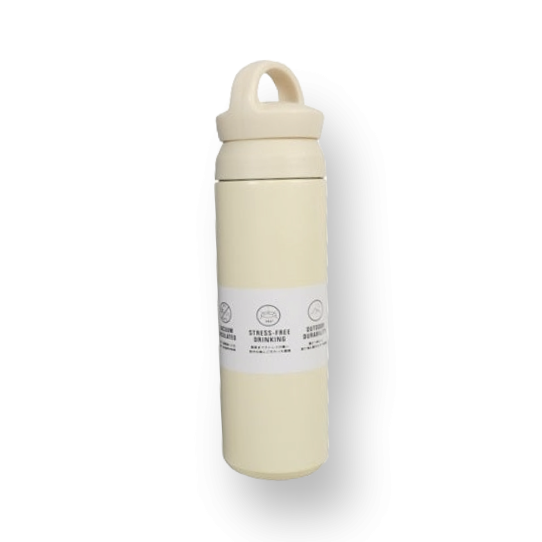 Vacuum Travel Flask 500ml Double Wall Stainless Steel Hoop Handle 35022