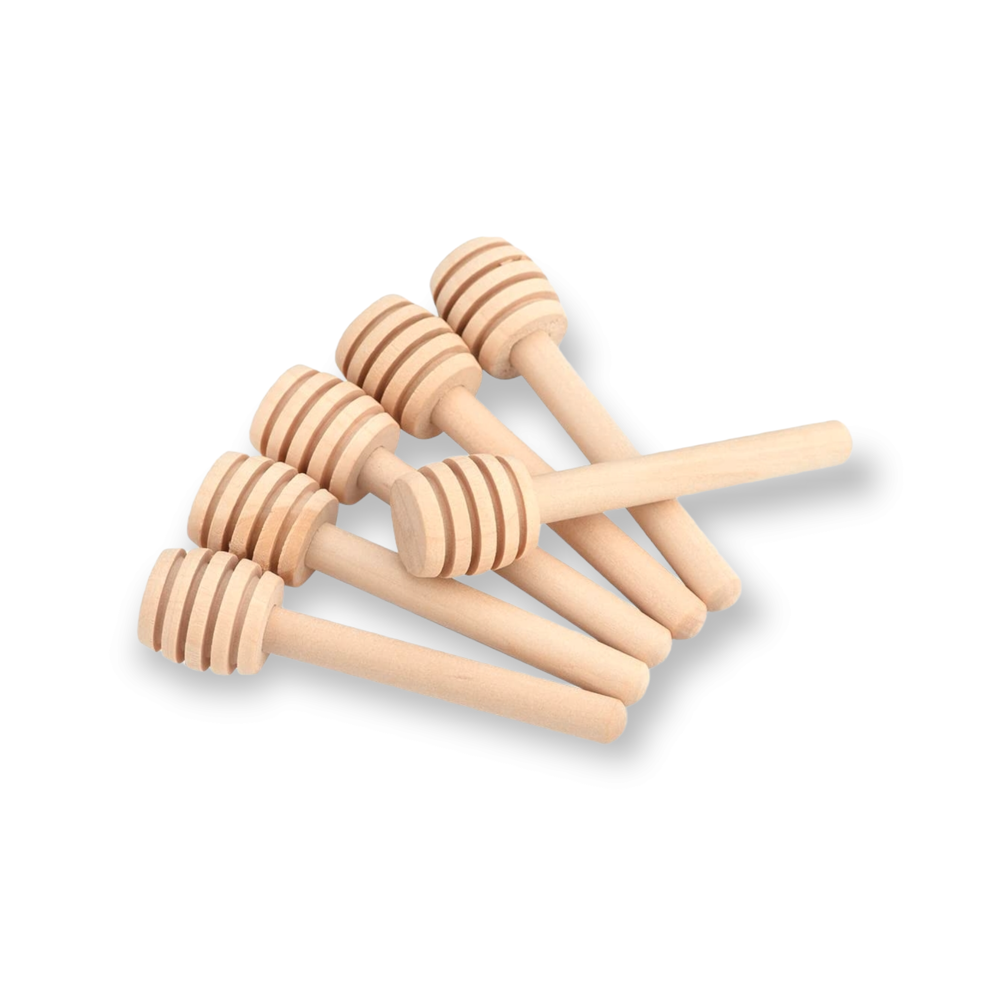 Wooden Honey Dipper Sticks 8cm 10pack