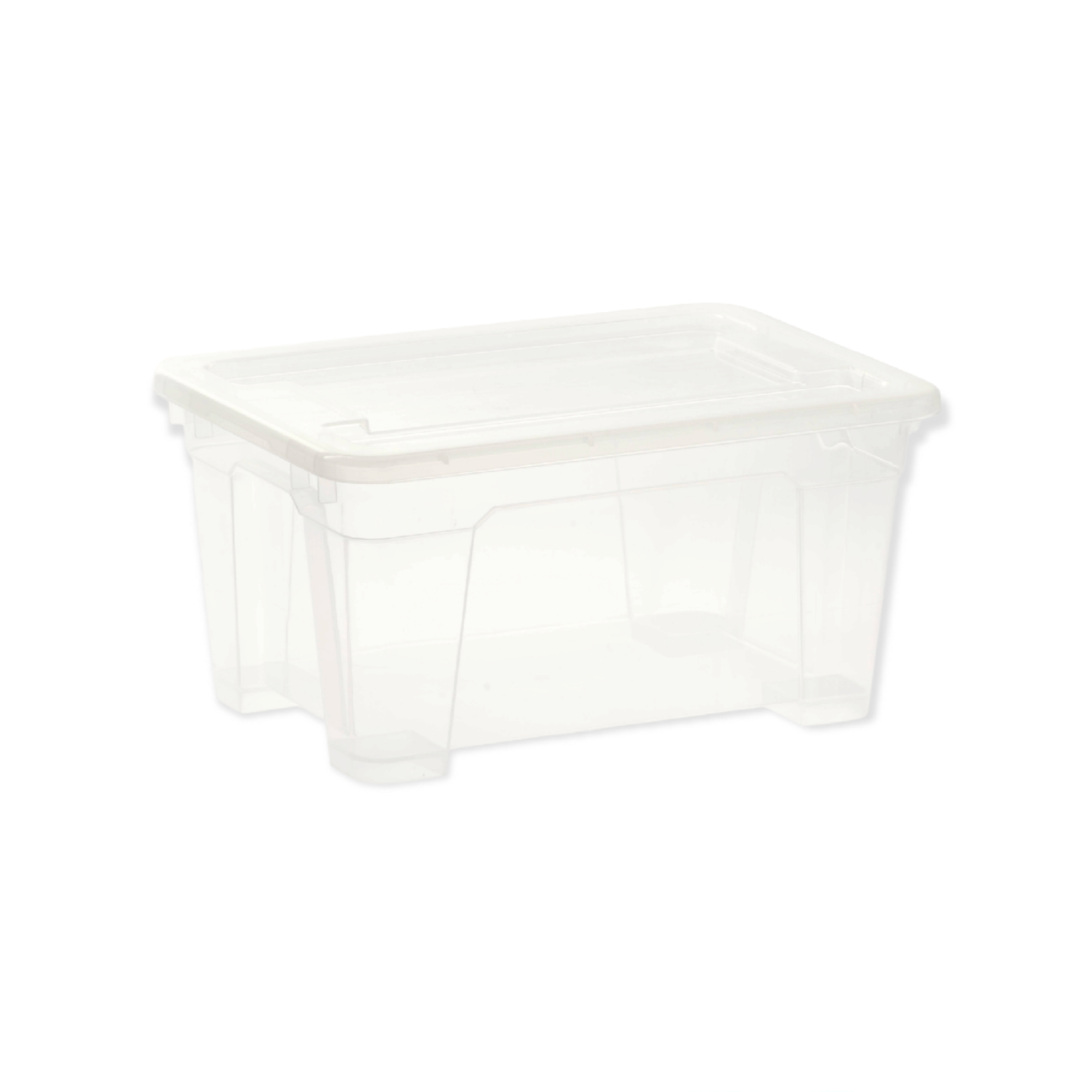 4.5L Plastic Storage Utility Box Container Clear Buzz