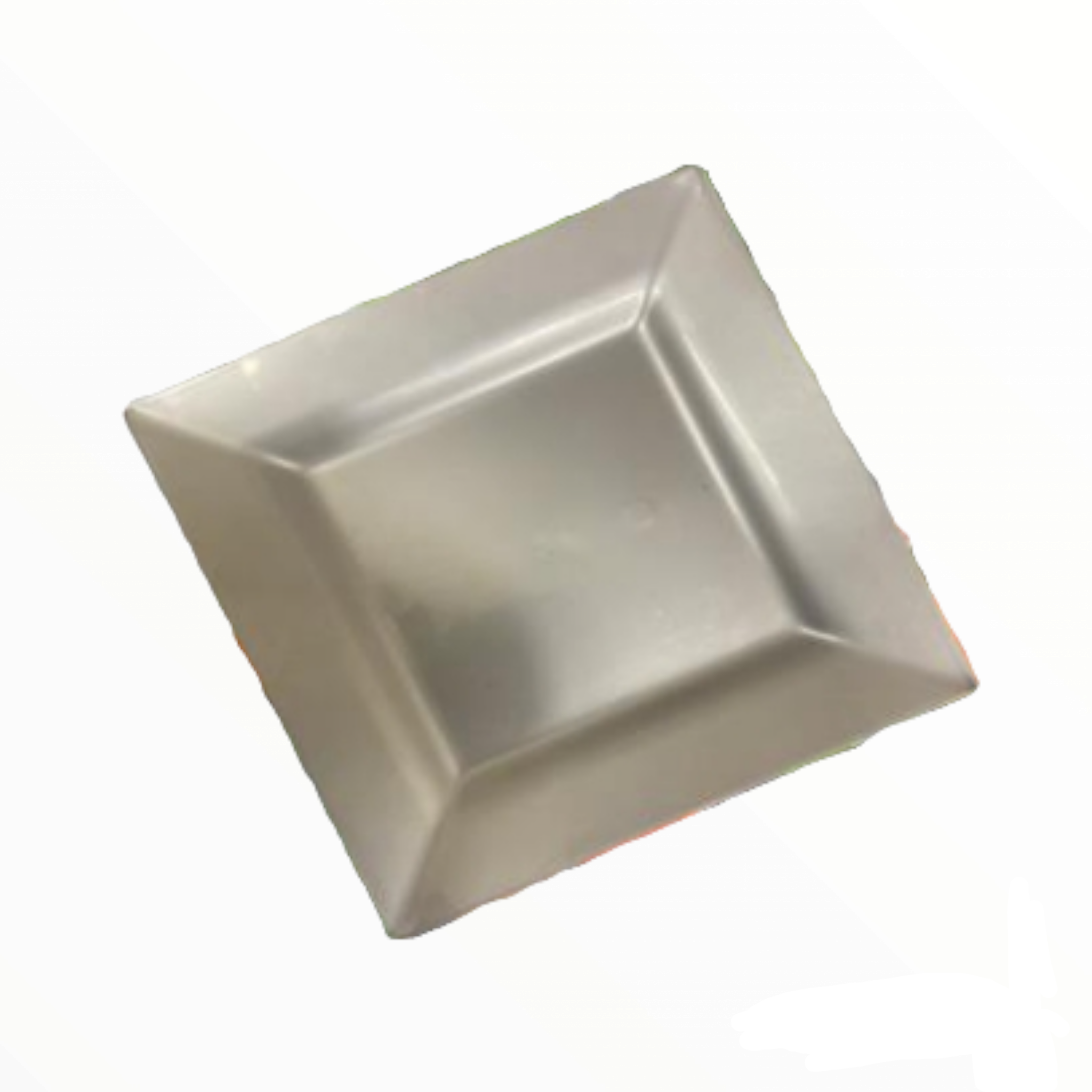 Reusable Plastic Side Plate Square 6pack