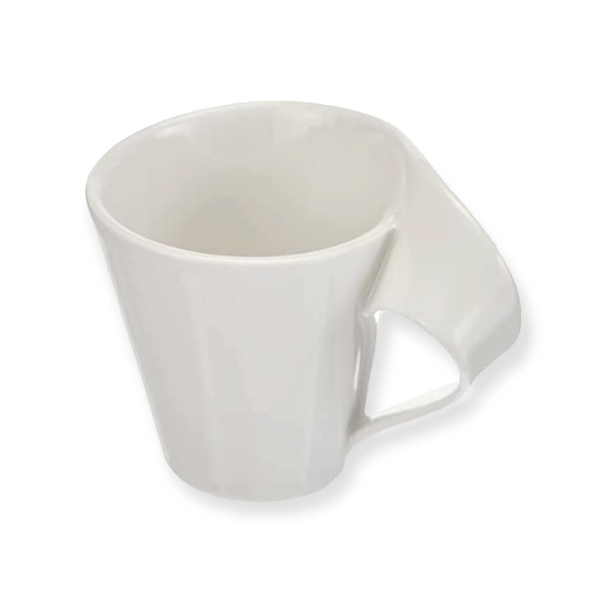 Wavy Cup & Saucer Set 190ml with Spoon