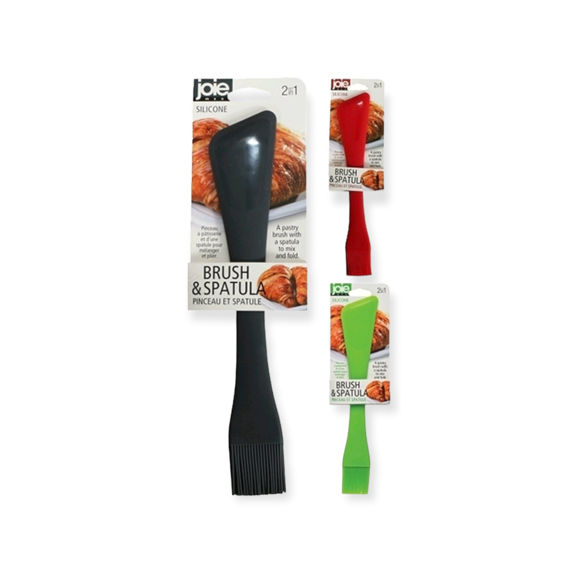 Joie Silicone Basting Brush and Spatula Set 14052