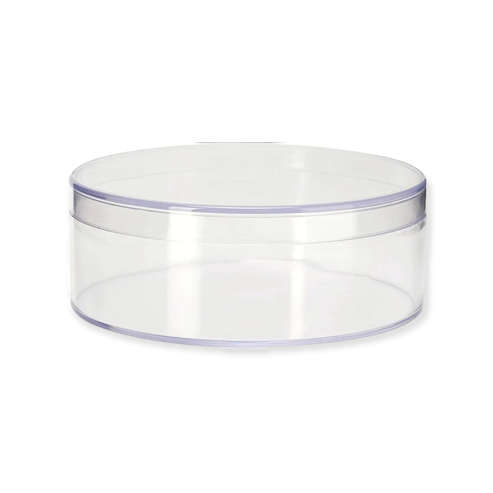 180ml Acrylic Gift Box Container Round Jar with Lid 8.5x5cm
