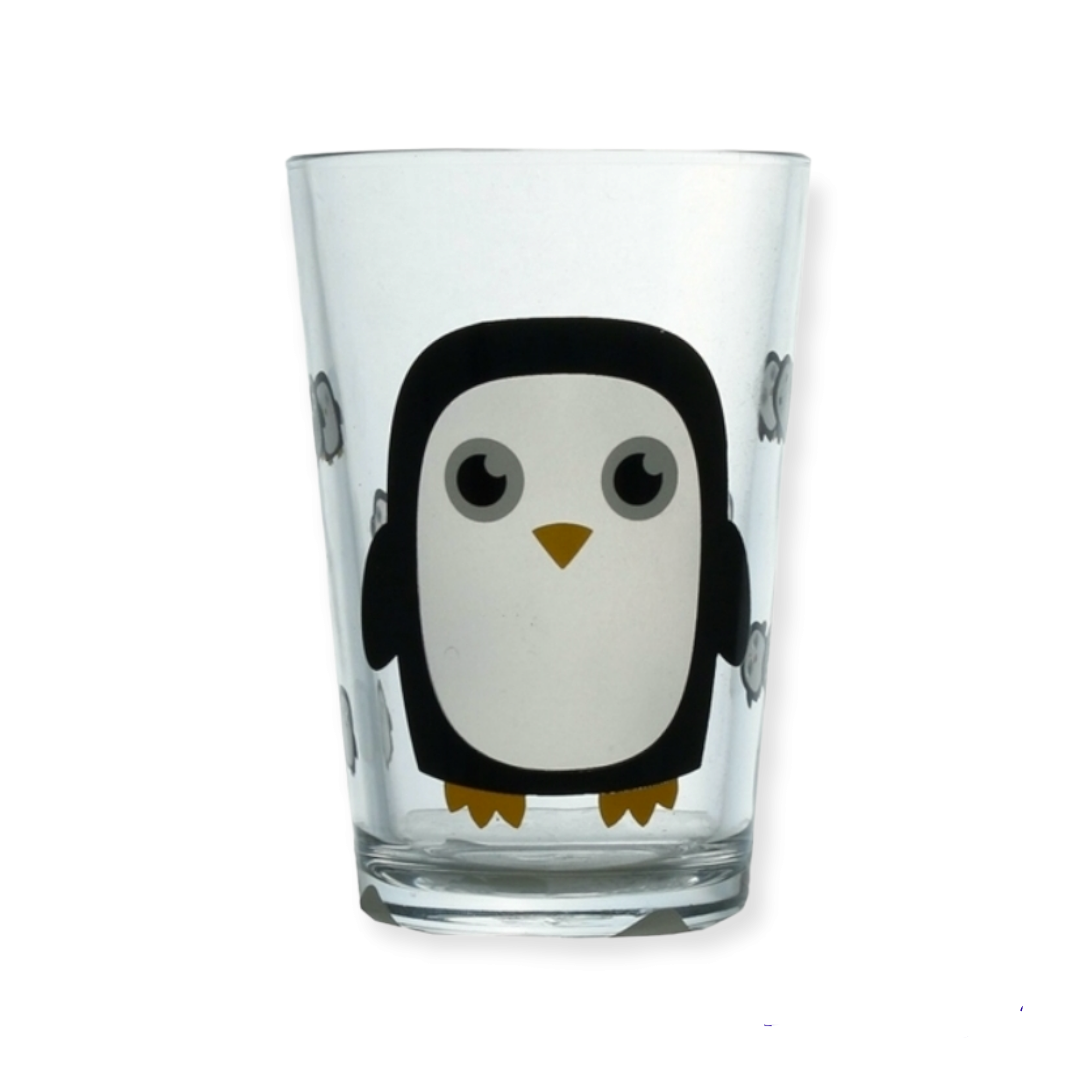 Pasabahce Hiball Glass Tumbler 150ml Penquin Print Water Juice 40988