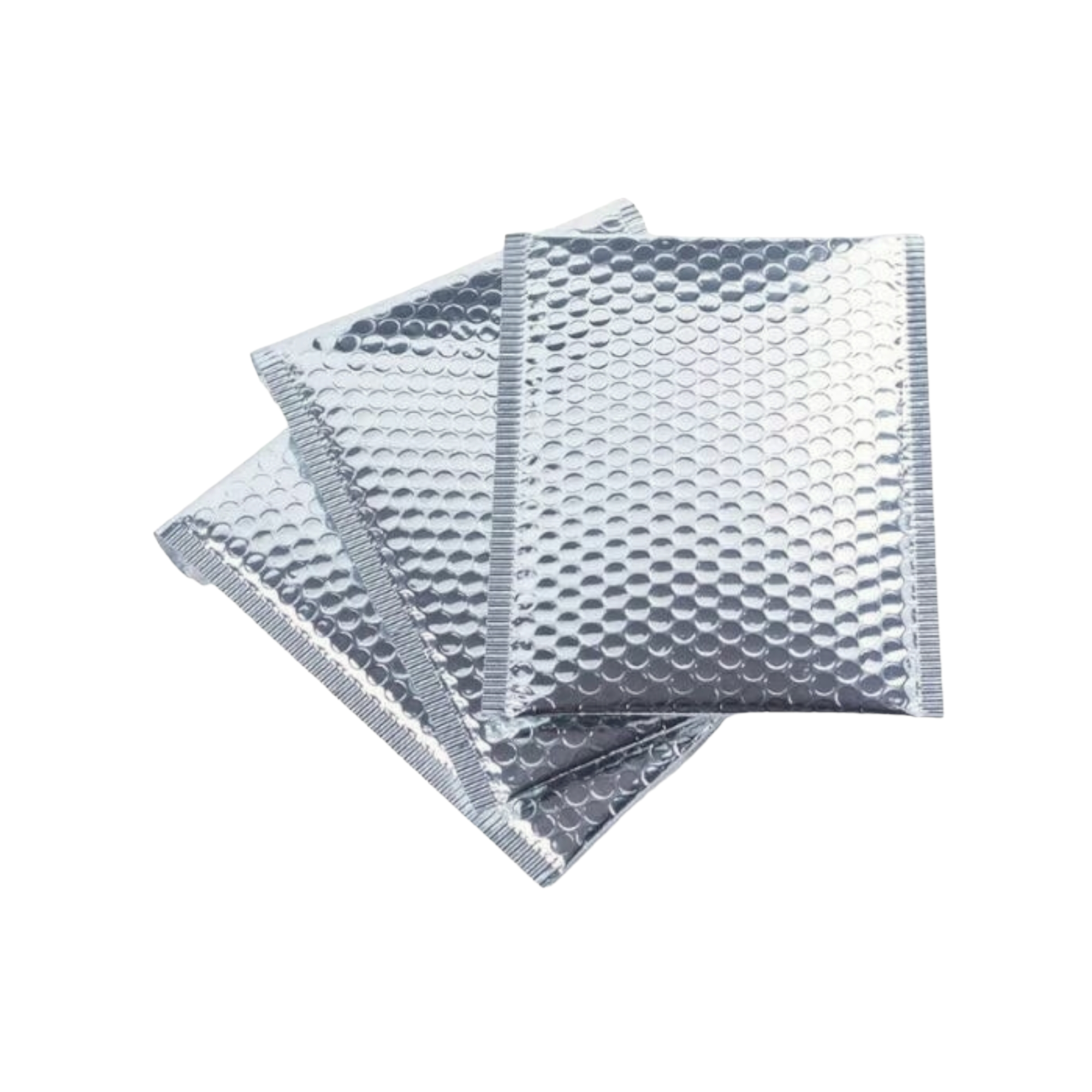 Bubble Pouch Mailer Bag Self-Seal Padded Envelope Silver