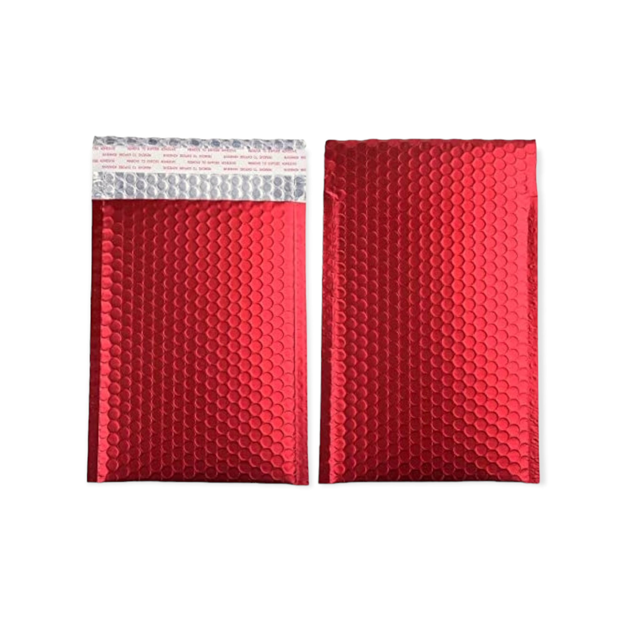 Bubble Pouch Mailer Bags Self-Seal Padded Envelope Metallic Red 38x43+4cm