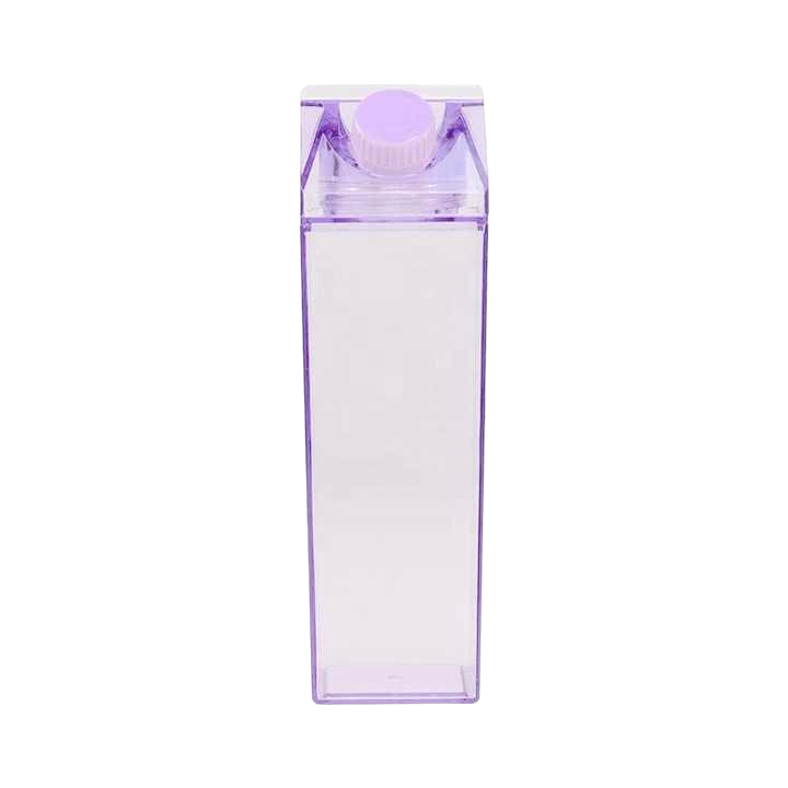 Milk Carton Bottle 500ml Acrylic Plastic