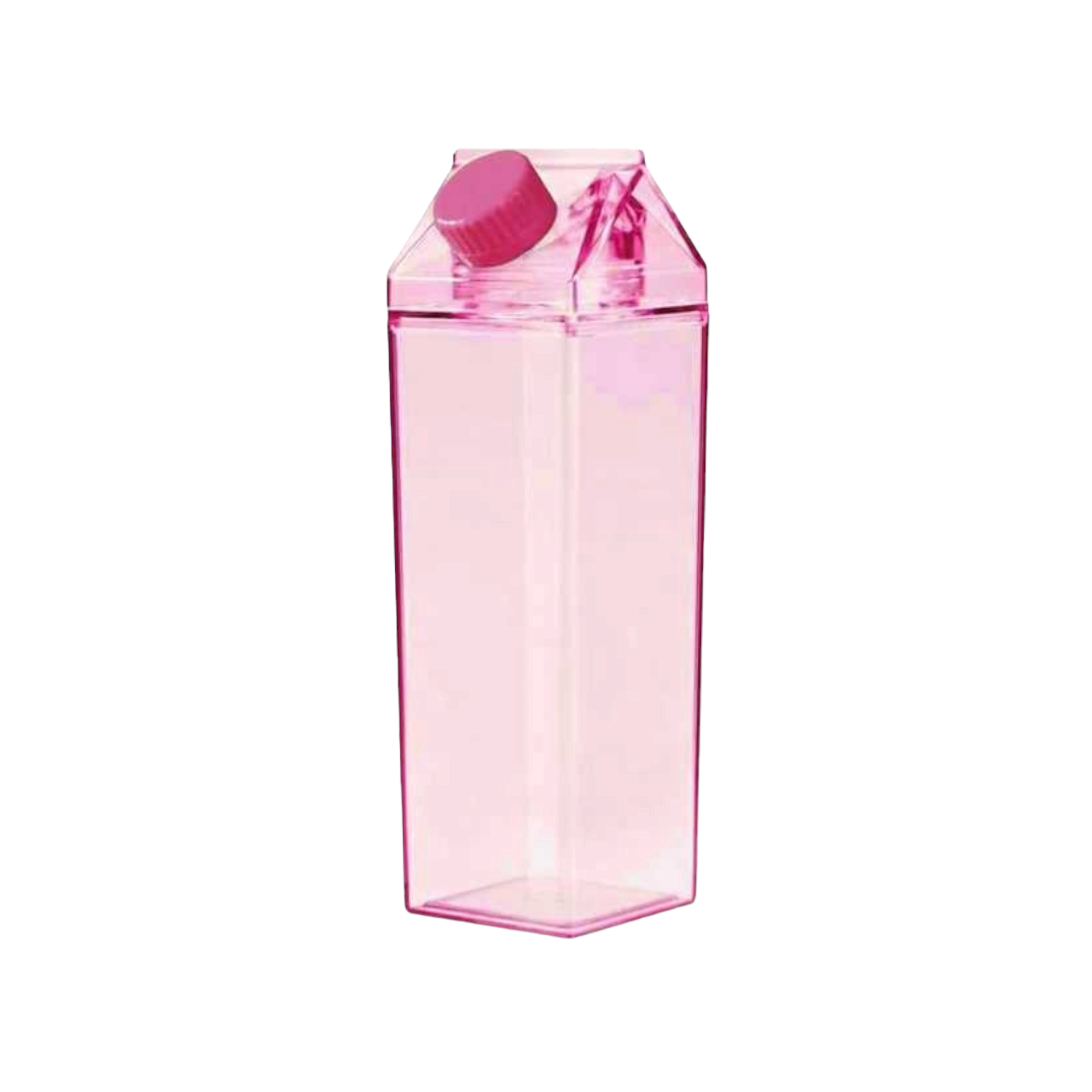 Milk Carton Bottle 500ml Acrylic Plastic