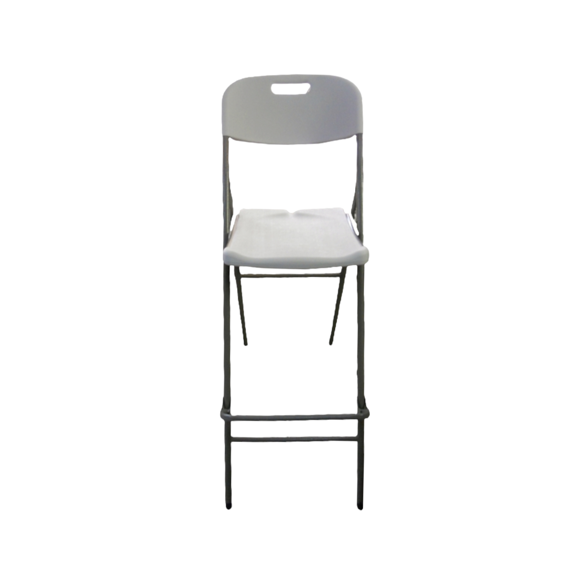 Folding Cocktail Bistro Chair White 57x46x112cm