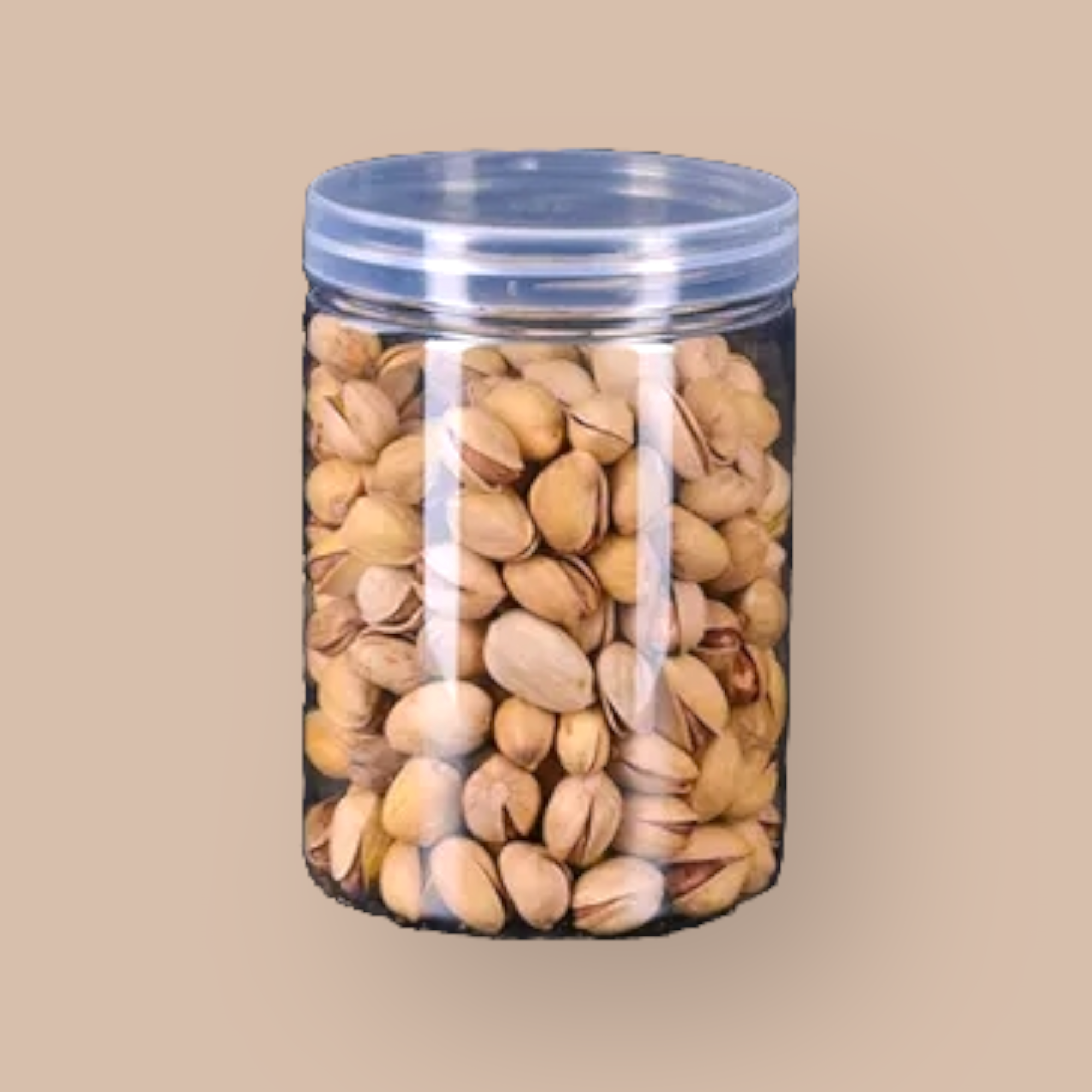 1L PET Jar Container with Lid Crystal Clear