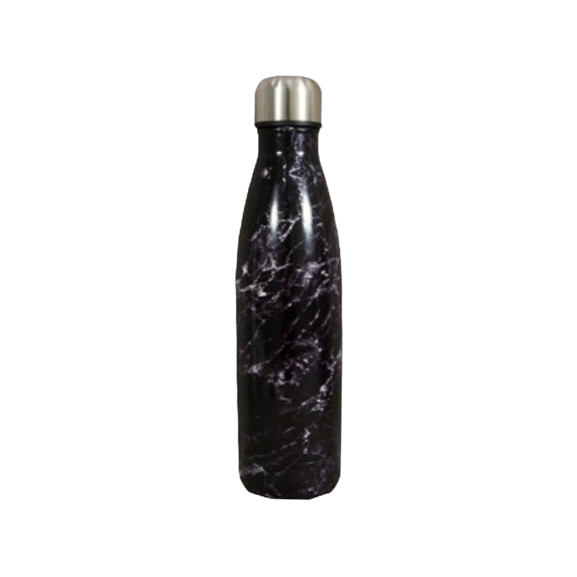 Retro Vacuum Travel Flask 500ml Drinking Bottle Marble Finish 31010