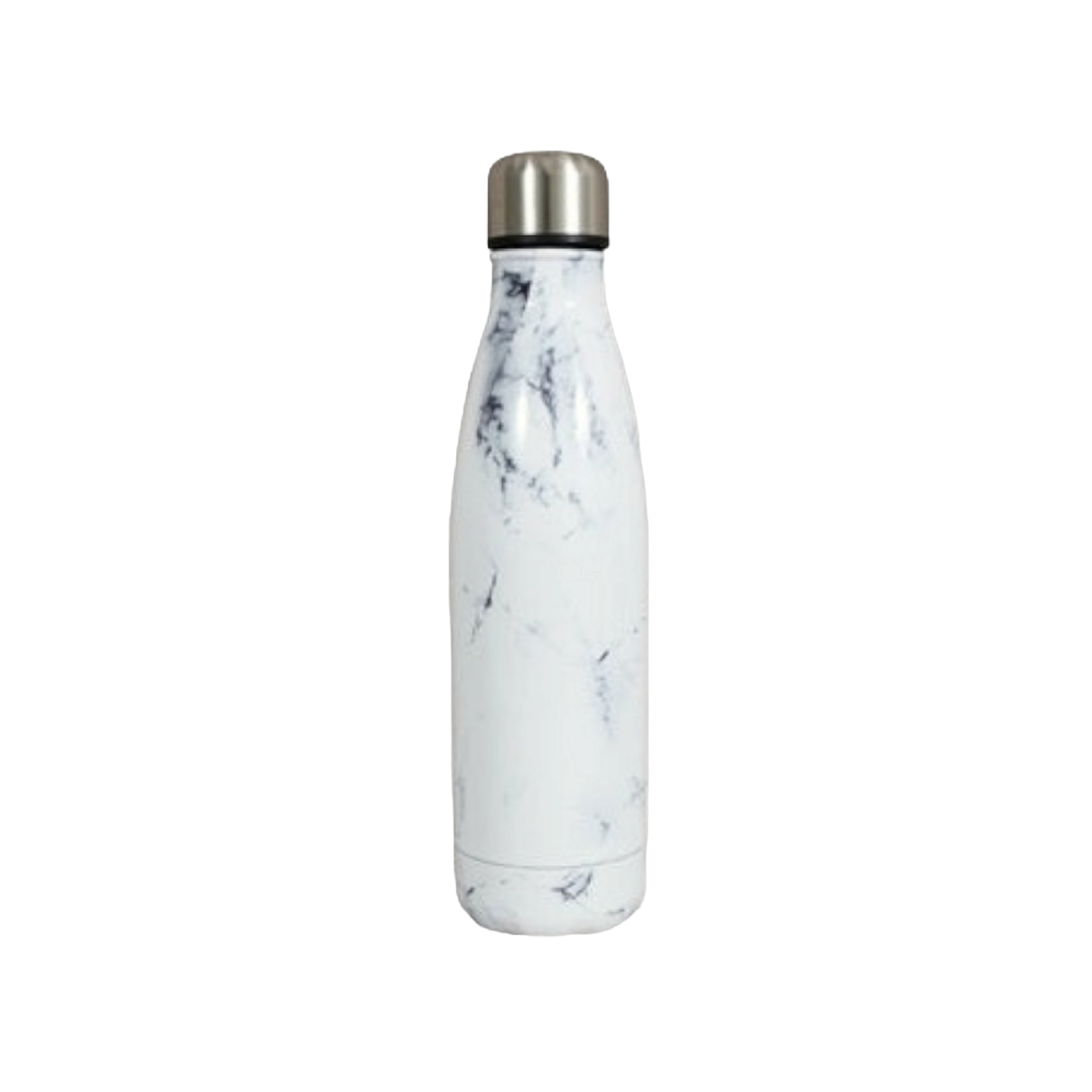 Retro Vacuum Travel Flask 500ml Drinking Bottle Marble Finish 31010