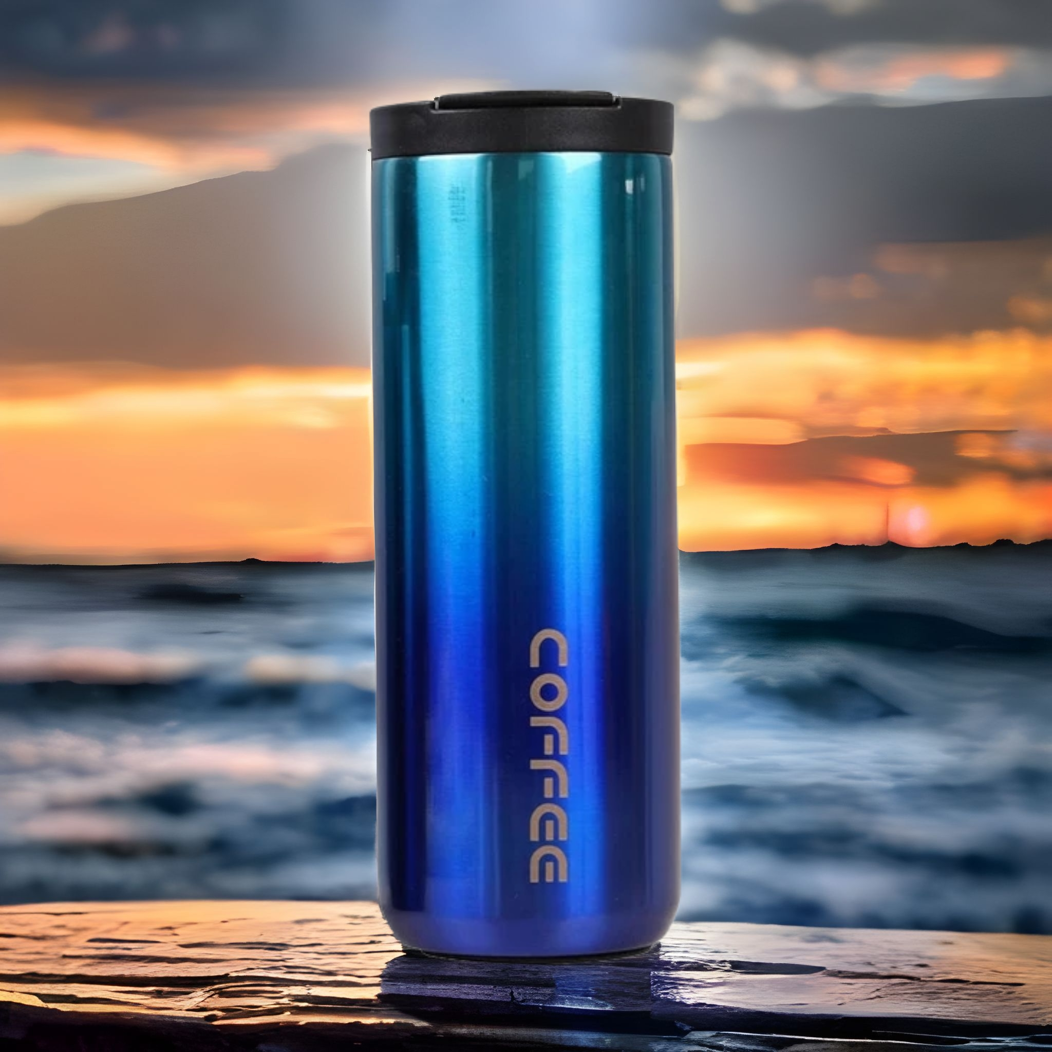 Retro 500ml Thermal Travel Flask Vacuum Insulated Drinking Bottle 31017