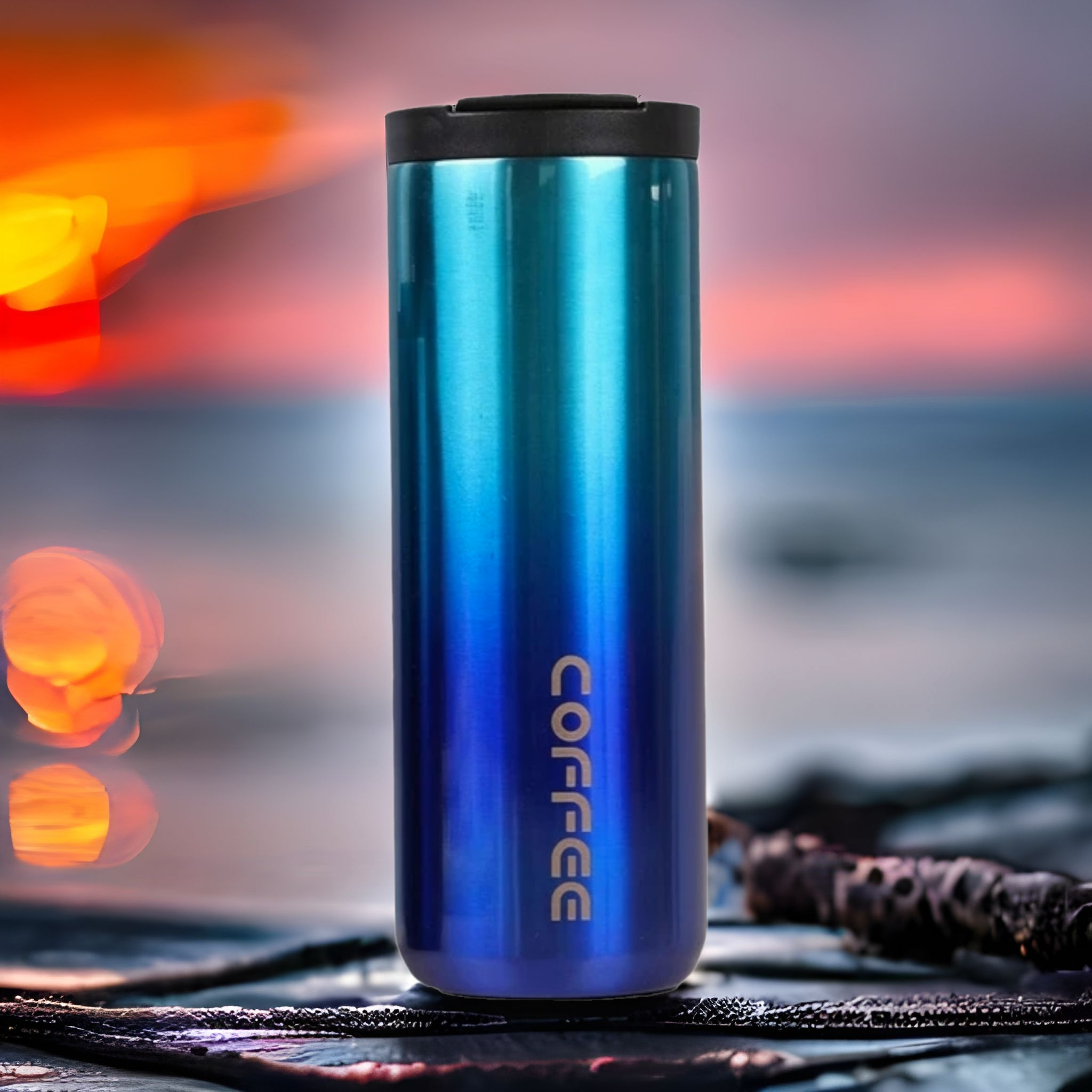 Retro 500ml Thermal Travel Flask Vacuum Insulated Drinking Bottle 31017