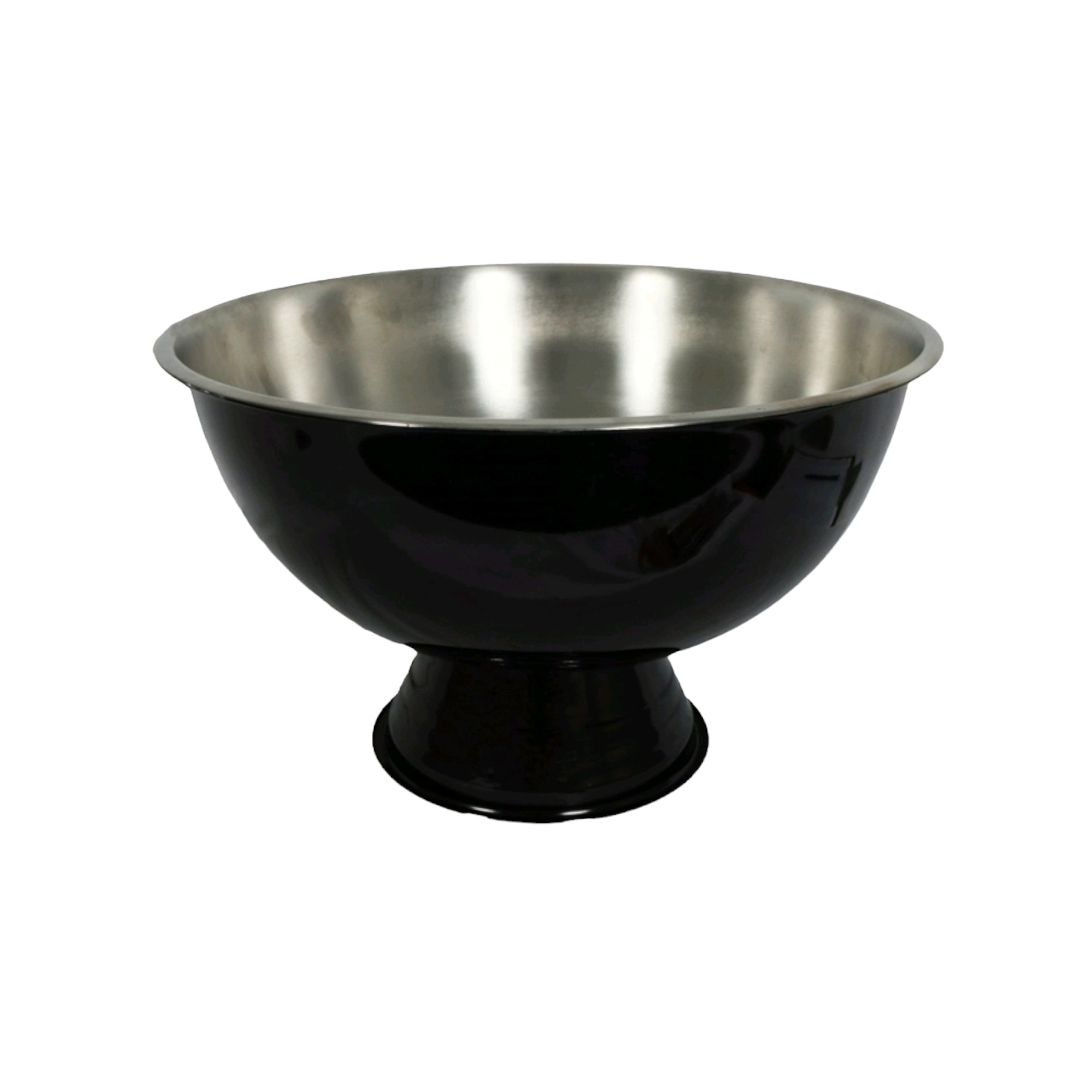 Punch Bowl Stainless Steel Foot Black 40x24.5cm 21333