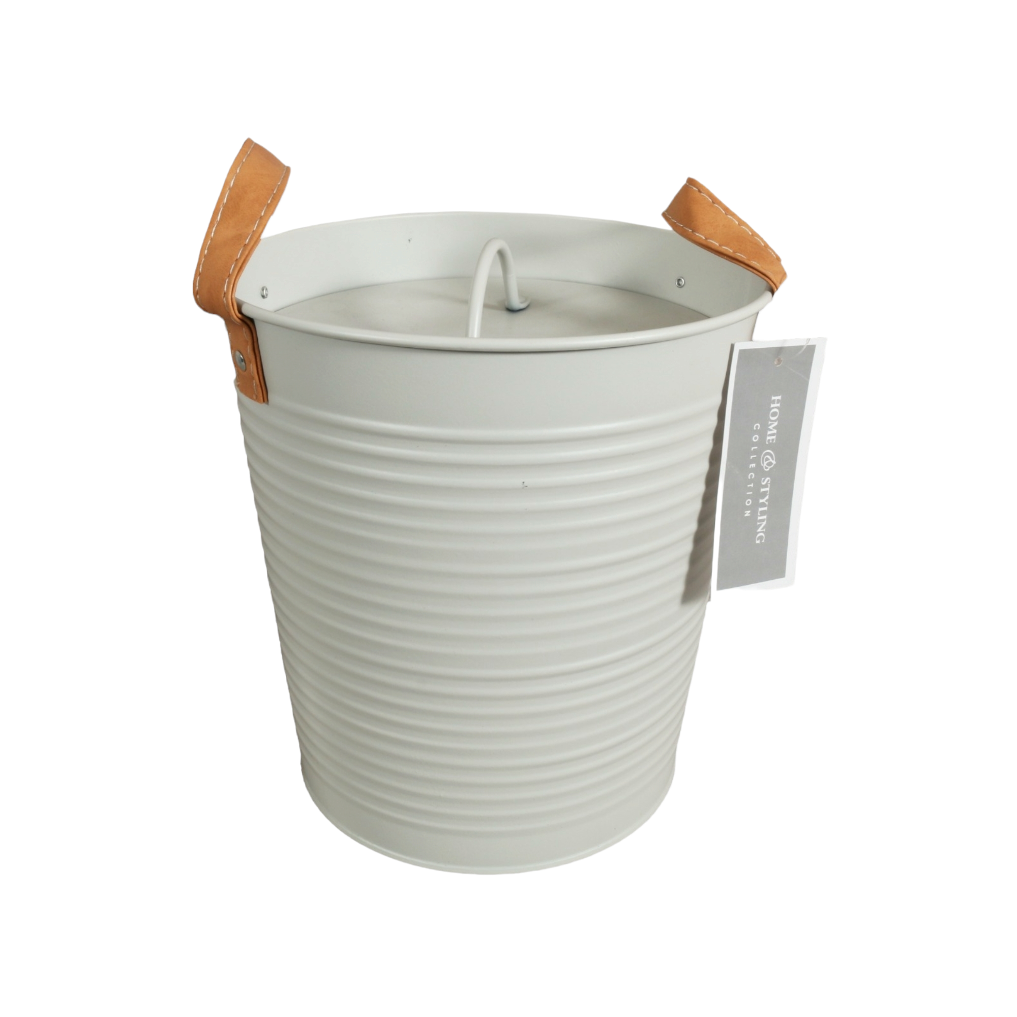 Ice Bucket Metal Sand with Lid 22104