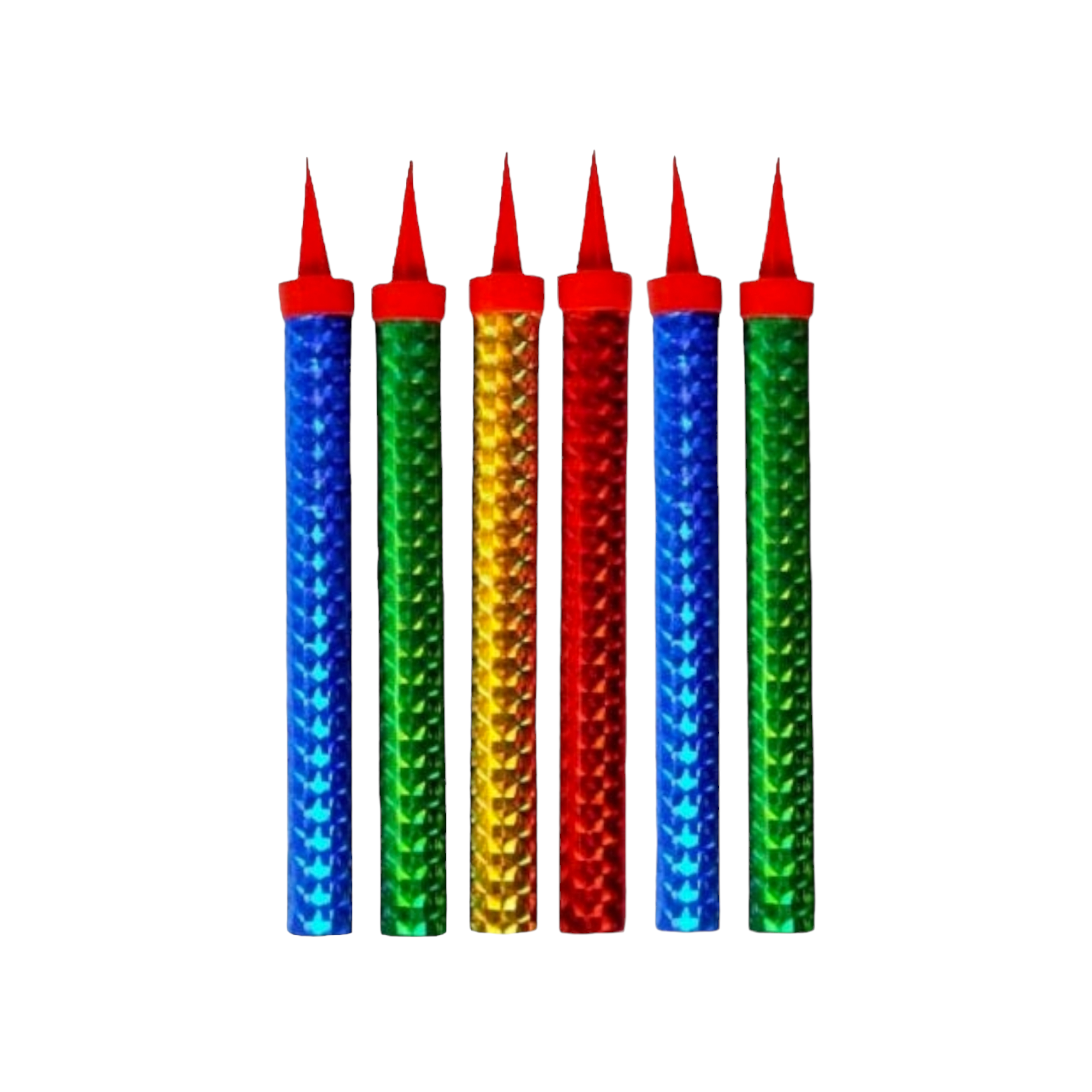 Sparkling Candle 12cm Sparklers Assorted Colors 6pc